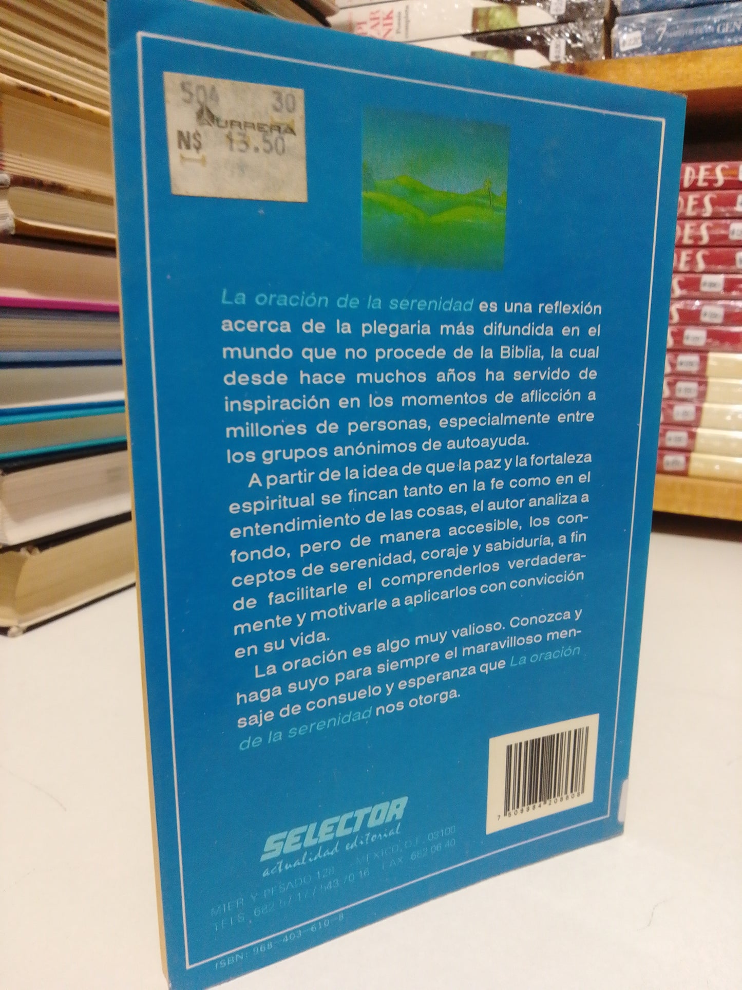 LA ORACIÓN DE LA SERENIDAD POR WILLIAM V. PIETSCH USADO SUP.PERSONAL JUÁREZ