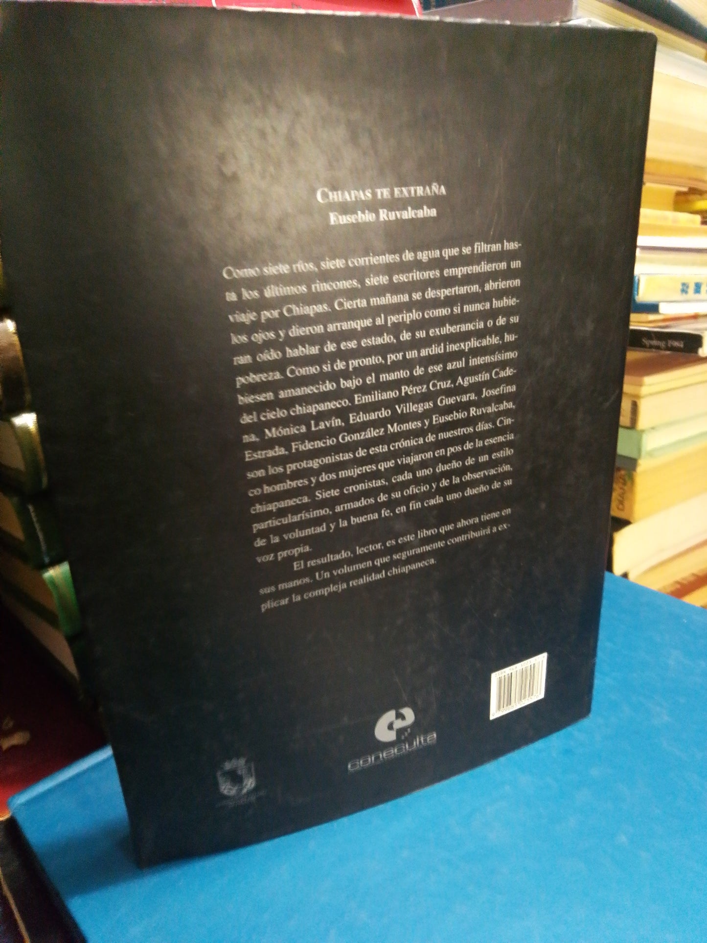 CHIAPAS TE EXTRAÑA POR EUSEBIO RUVALCABA USADO NOVELA JUÁREZ