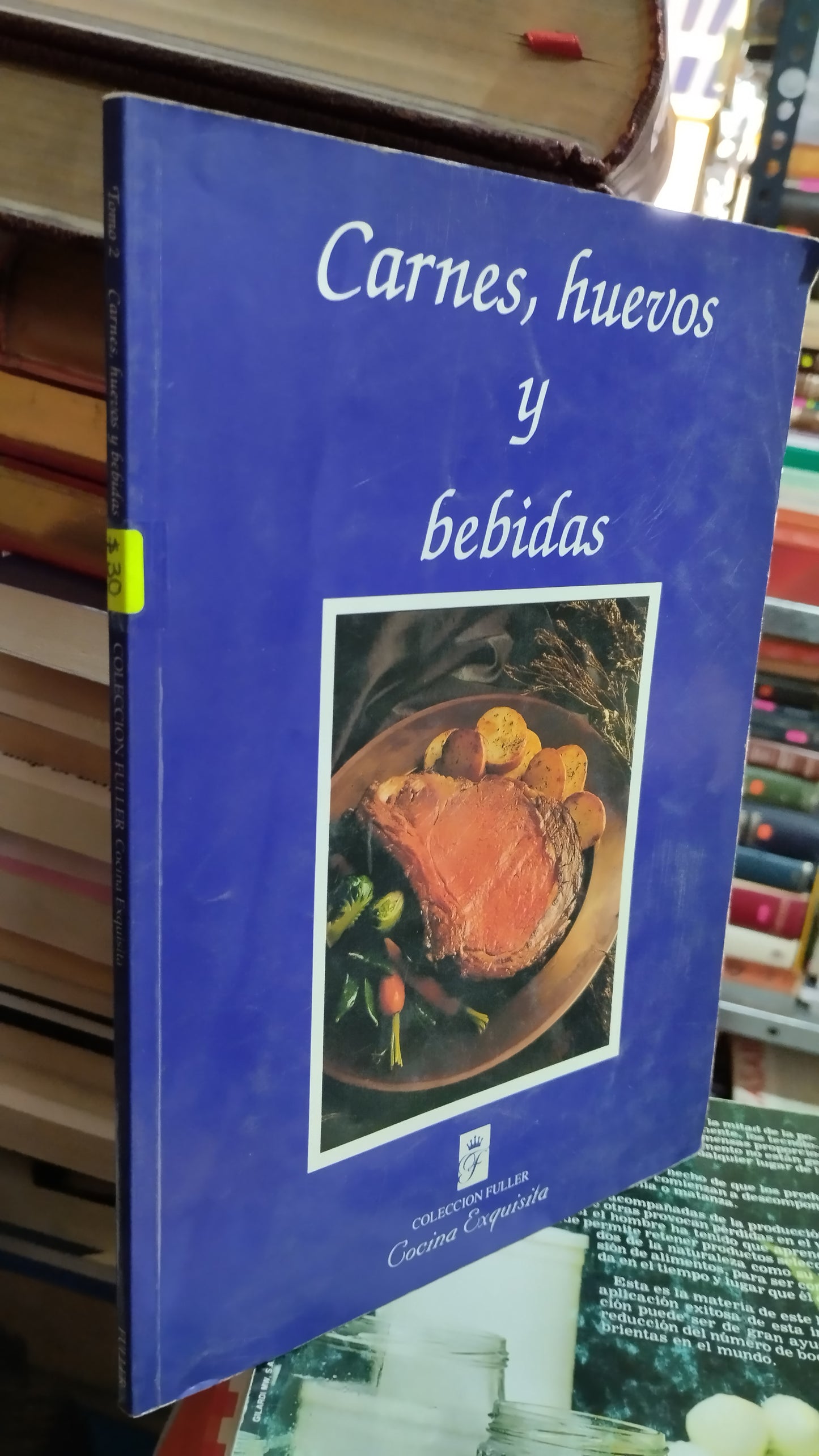 CARNES HUEVOS Y BEBIDAS LIBRO USADO COCINA ALDAMA