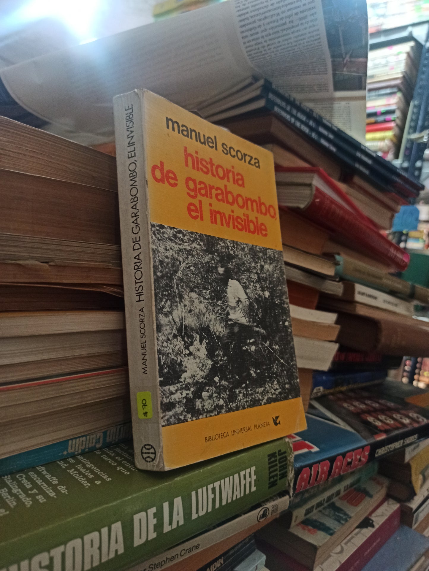 HISTORIA DE GARABOMBO EL INVISIBLE USADO NOVELAS ALDAMA