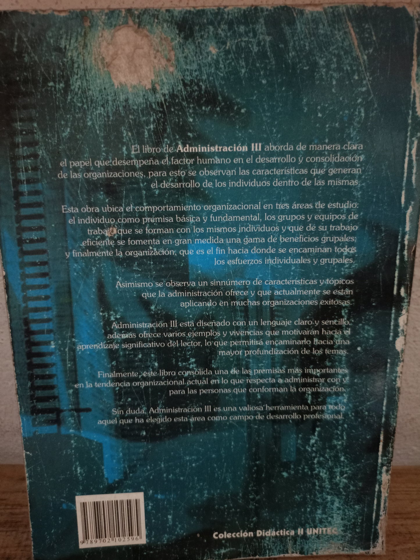 ADMINISTRACIÓN III COLECCIÓN DIDÁCTICA II USADO ADMINISTRACIÓN LITERARIO 305