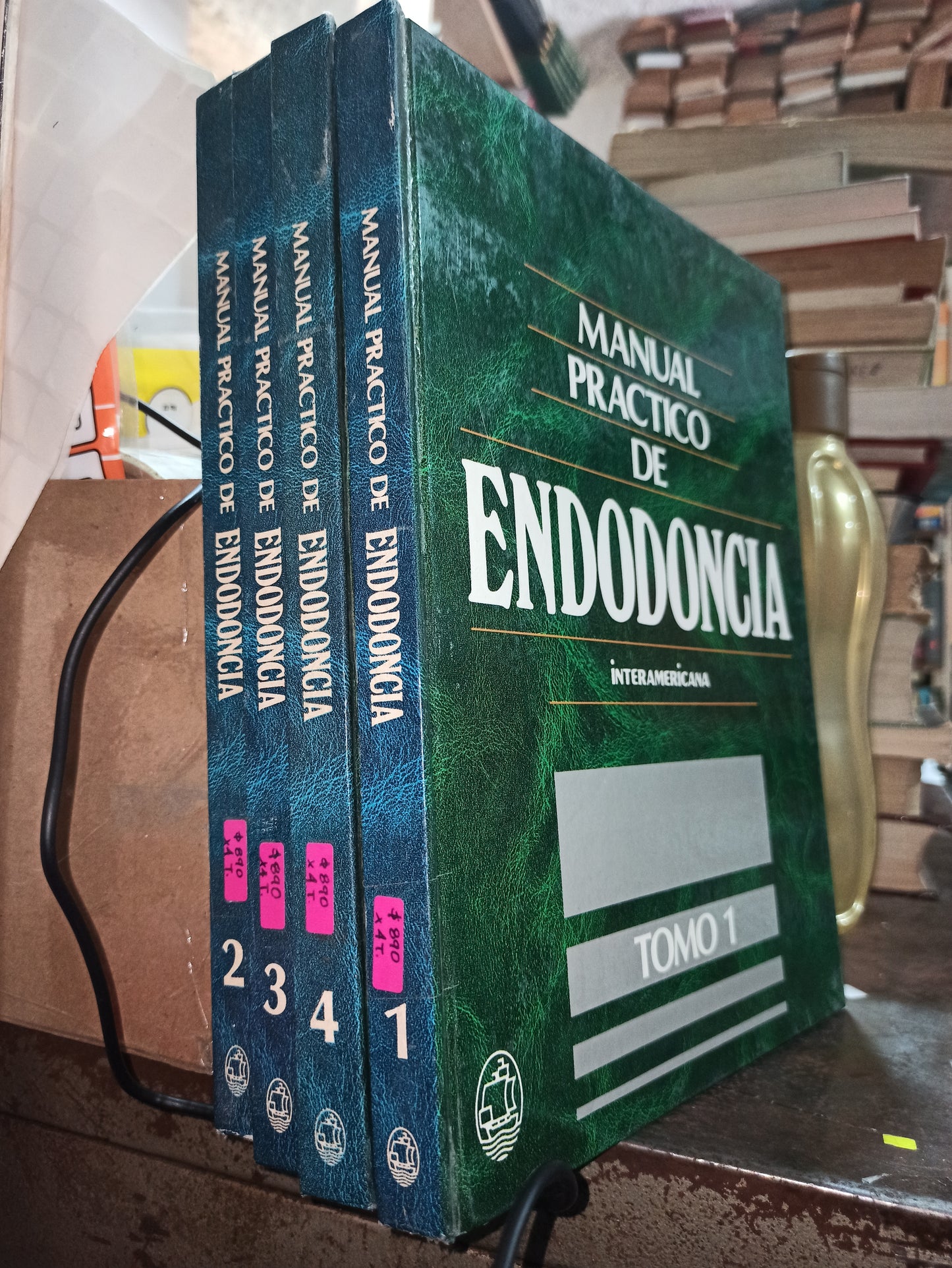 MANUAL PRACTICO DE ENDODONCIA 4 TOMOS POR $890 POR JOHN IDE INGLE USADO SALUD ALDAMA
