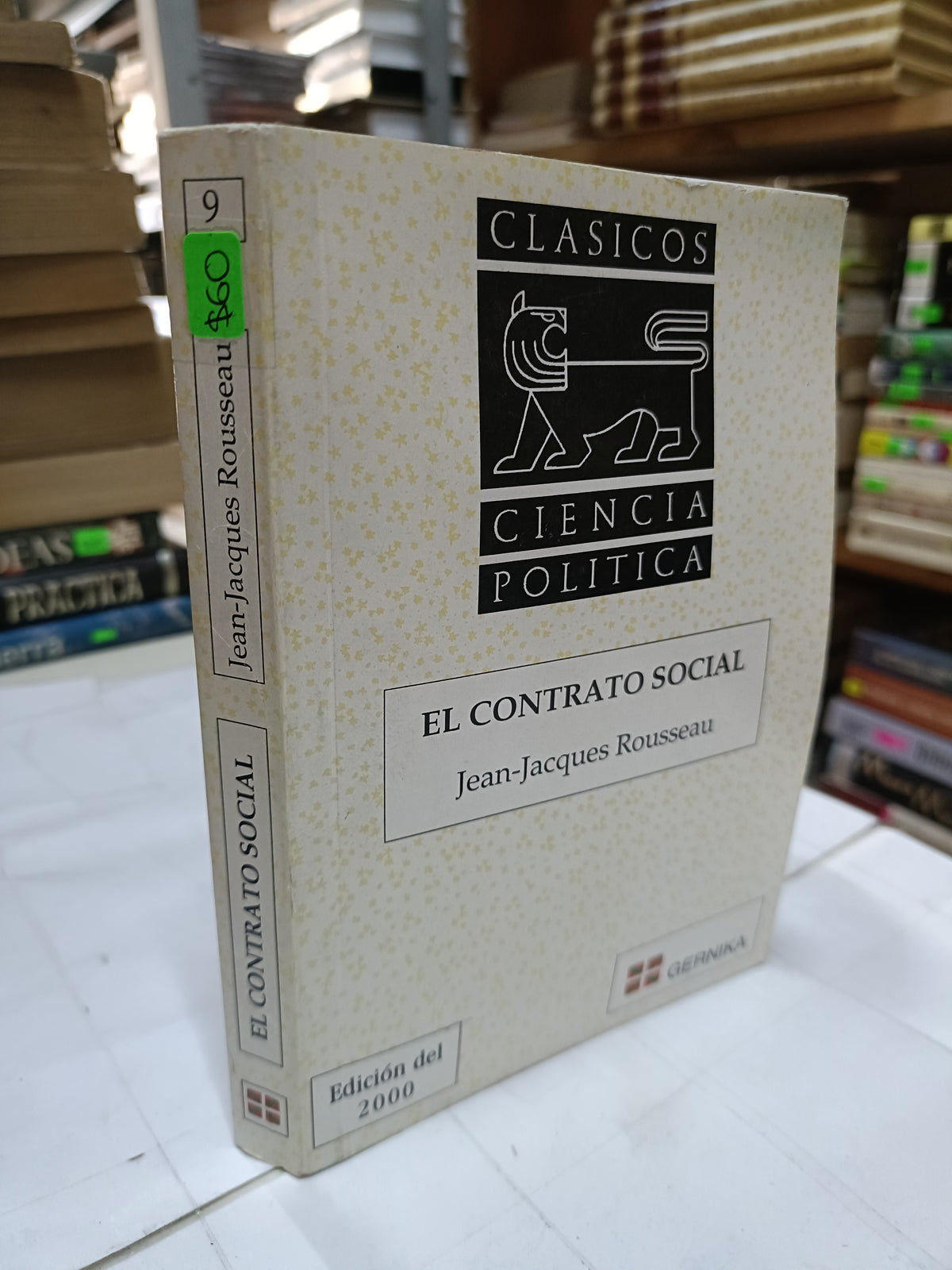 EL CONTRATO SOCIAL POR JEAN JACQUES USADO SOCIOLOGIA LITERARIO 207