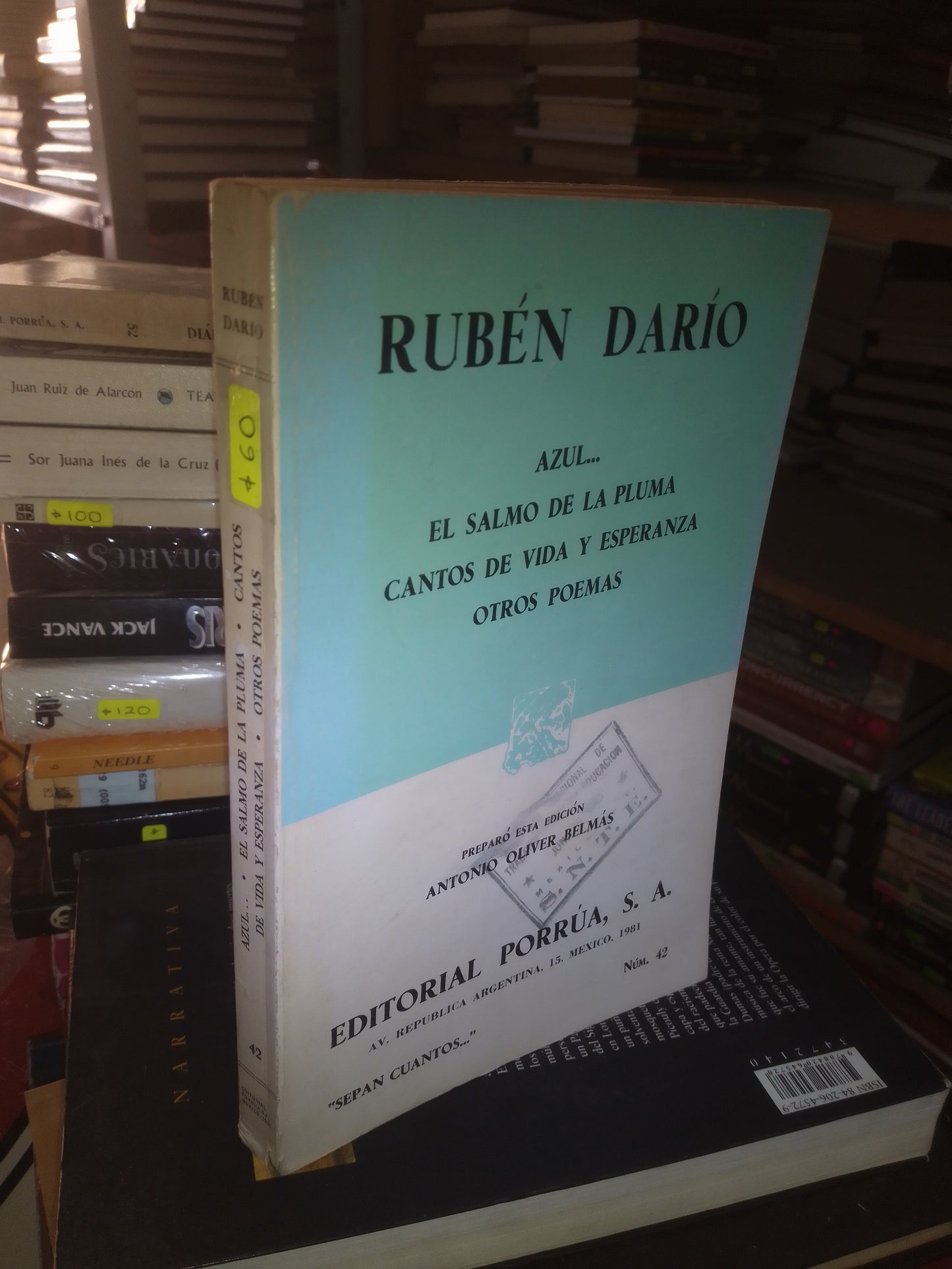 AZUL..., EL SALMO DE LA PLUMA, CANTOS DE VIDA Y ESPERANZA, OTROS POEMAS POR RUBÉN DARÍO USADO POESÍA LITERARIO 207
