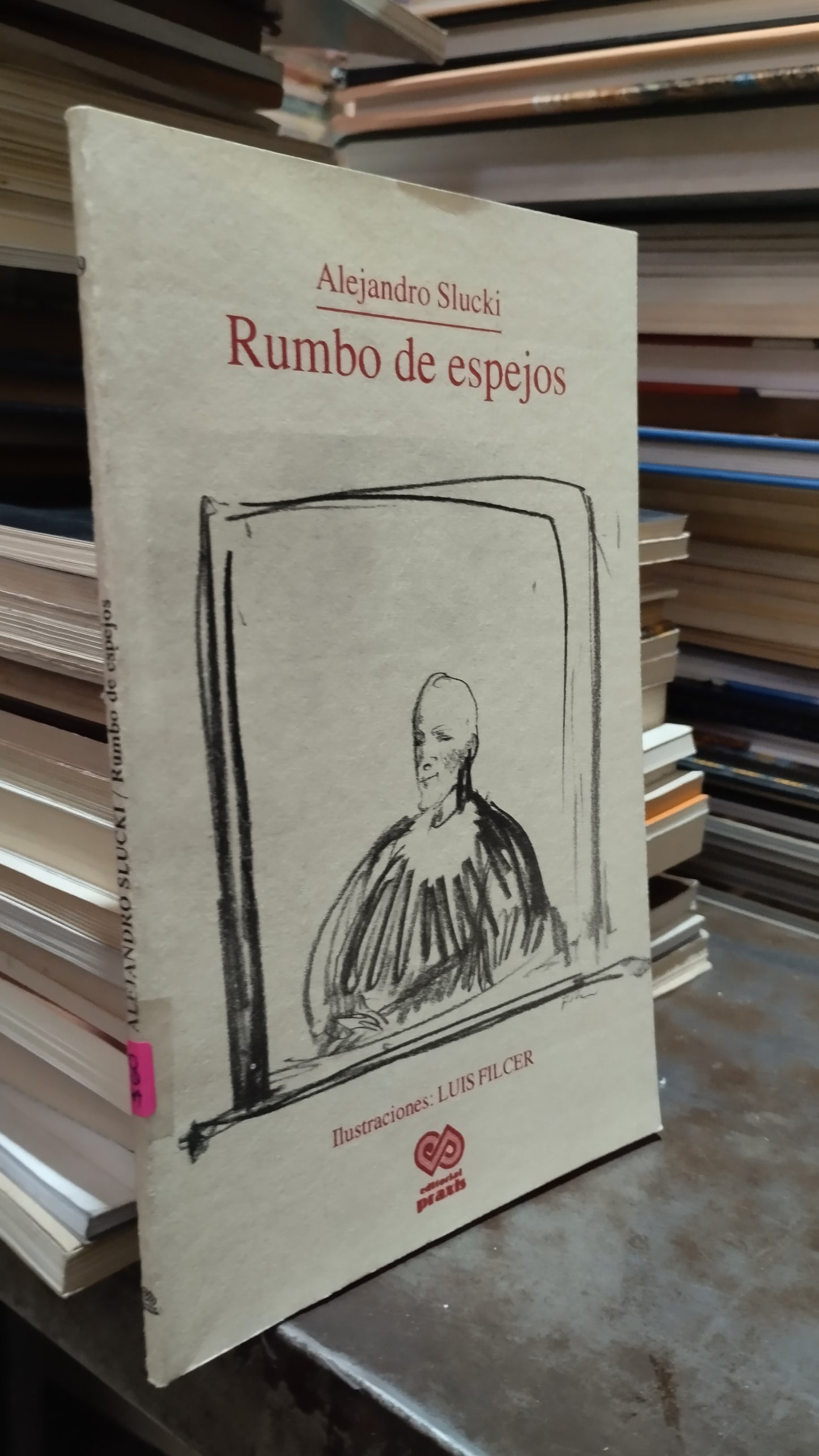RUMBO DE ESPEJOS POR ALEJANDRO SLUCKI LIBRO USADO POESIA ALDAMA
