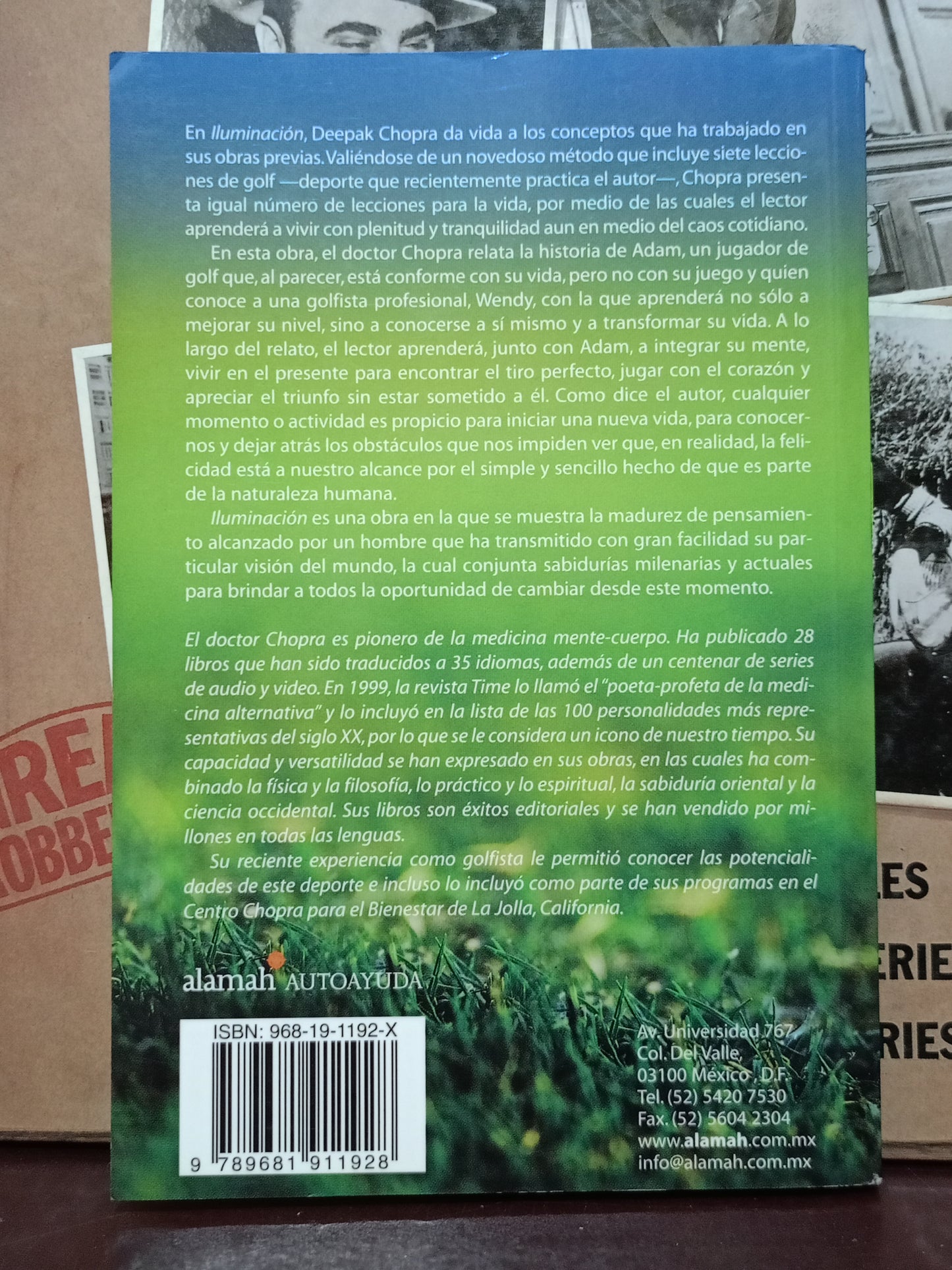 ILUMINACIÓN DEEPAK CHOPRA USADO SUPERACIÓN PERSONAL LITERARIO 305