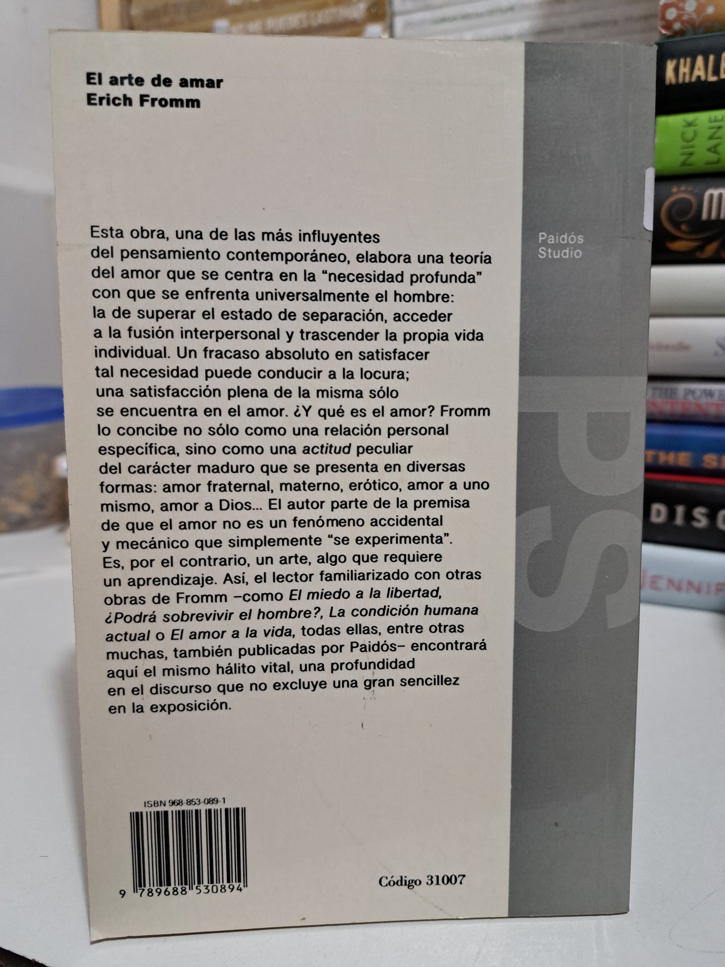 EL ARTE DE AMAR ERICH FROMM USADO PSICOLOGÍA JUÁREZ