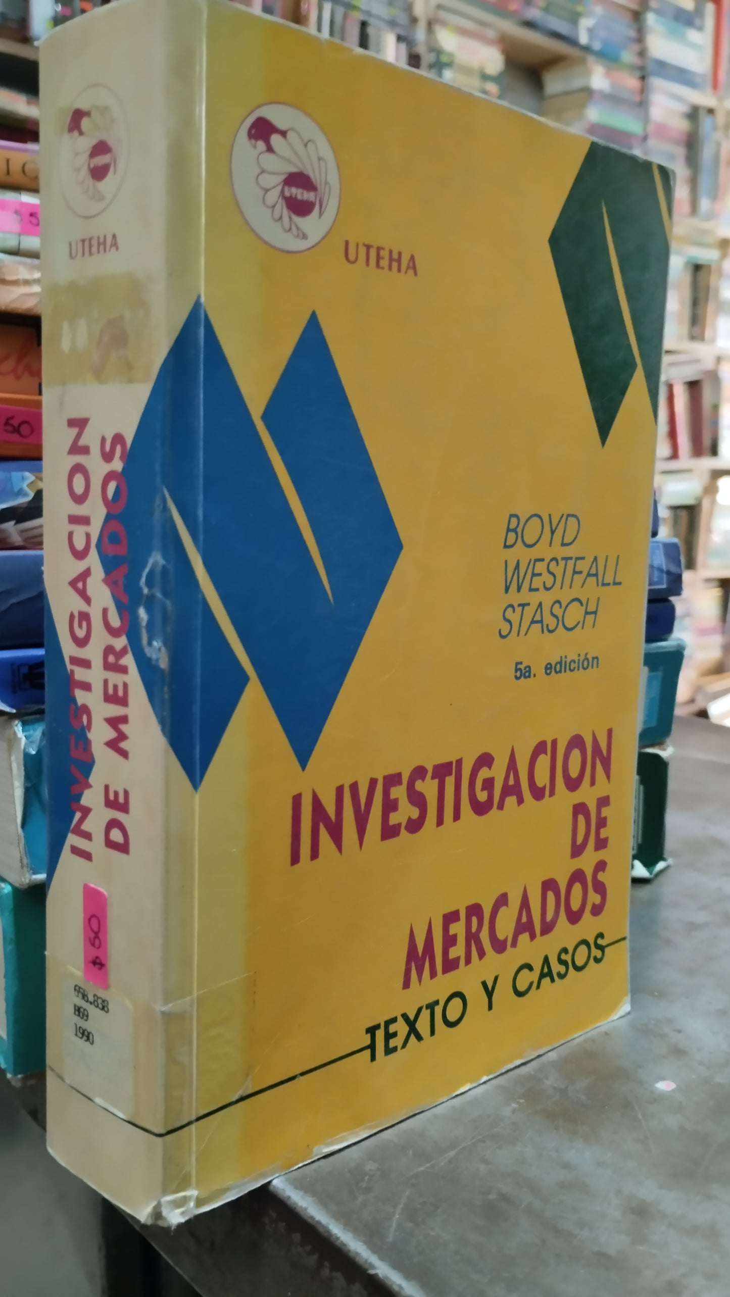 INVESTIGACION DE MERCADOS POR BOYD WESTFALL STACH LIBRO USADO ADMINISTRACION ALDAMA