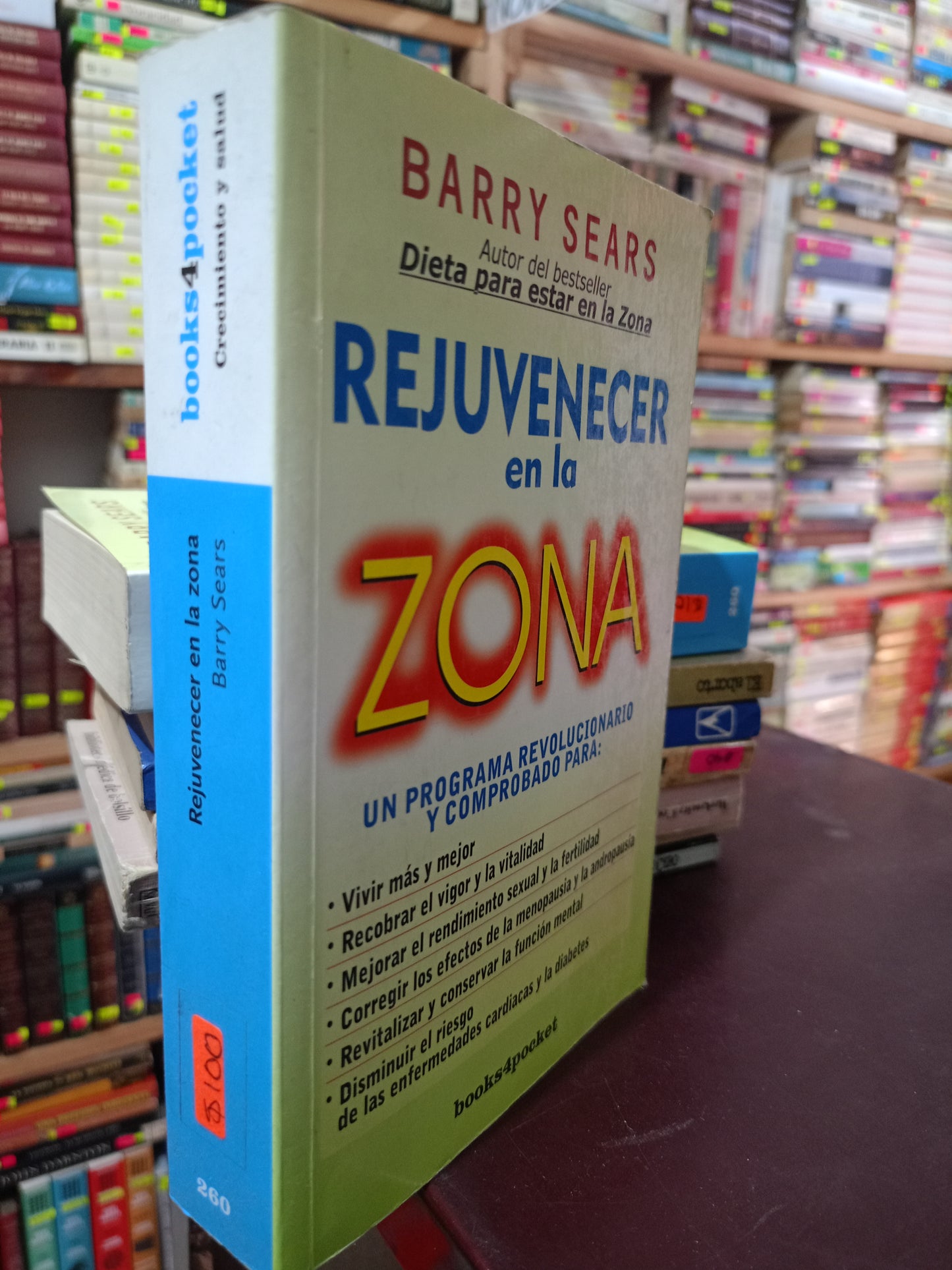 REJUVENECER EN LA ZONA POR BARRY SEARS USADO SALUD LITERARIO 305