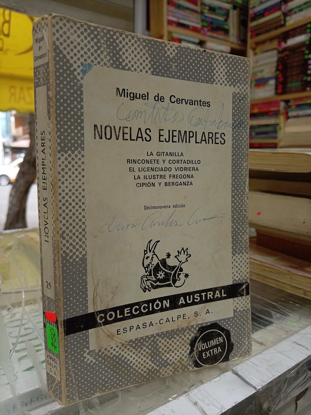 NOVELAS EJEMPLARES POR MIGUEL DE CERVANTES USADO NOVELA JUAREZ 507