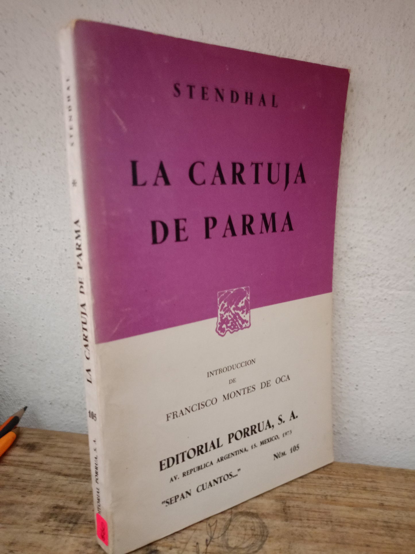 LA CARTUJA DE PARMA STENDHAL USADO NOVELA LITERARIO 305