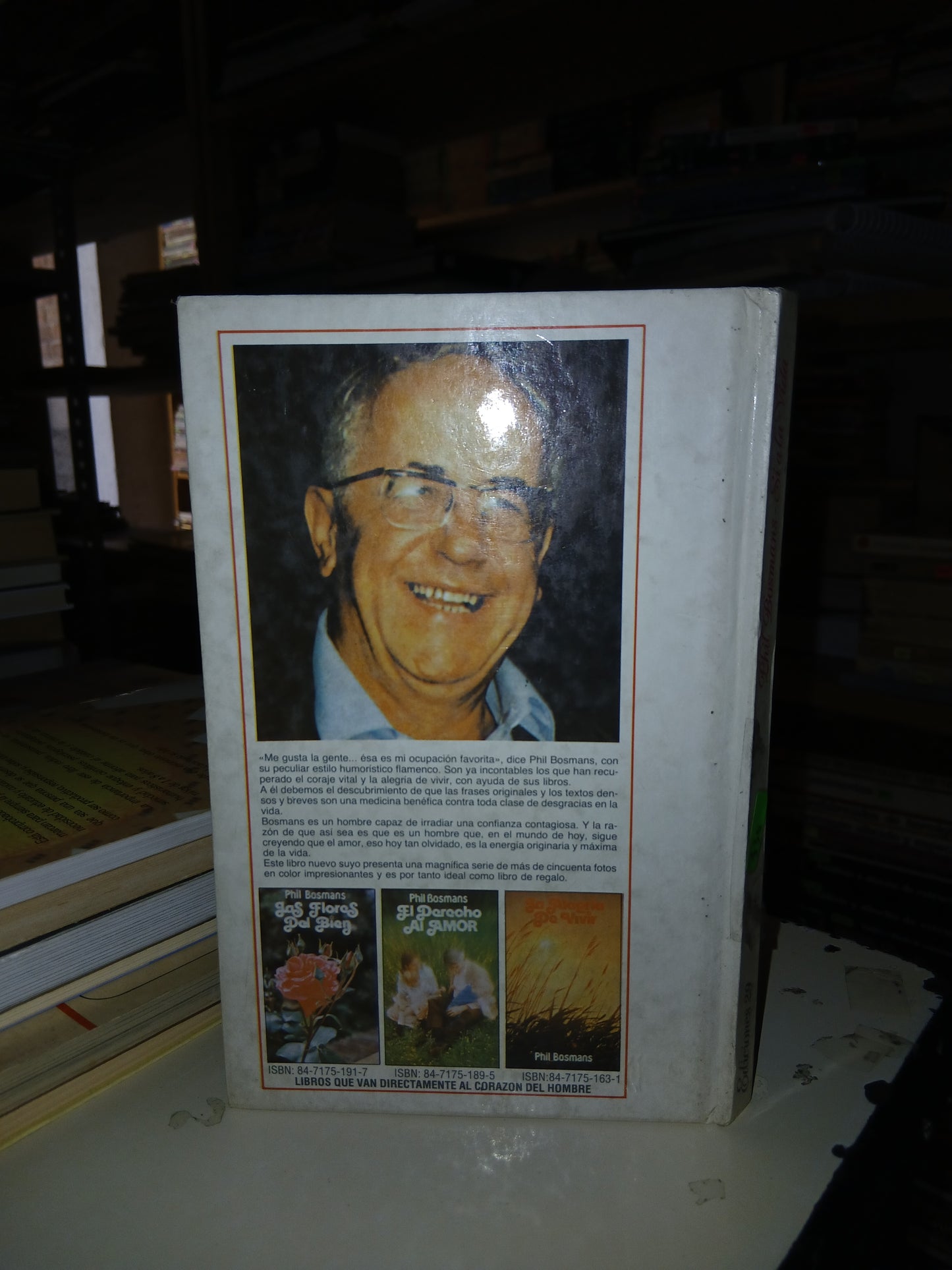 SÍ A LA VIDA POR PHIL BOSMANS USADO SUPERACIÓN PERSONAL LITERARIO 207