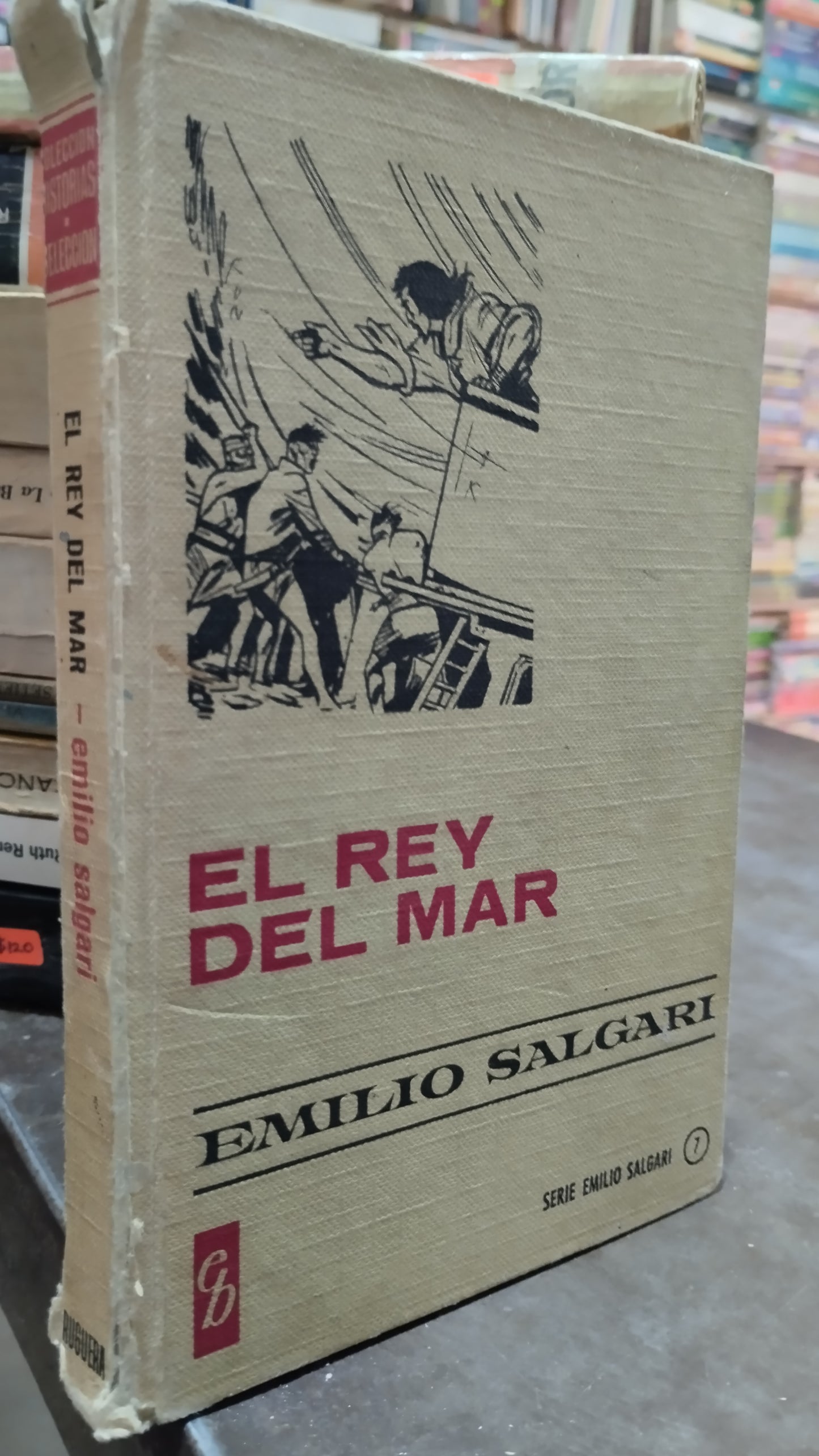 EL REY DEL MAR POR EMILIO SALGARI LIBRO USADO ANTIGUO ALDAMA