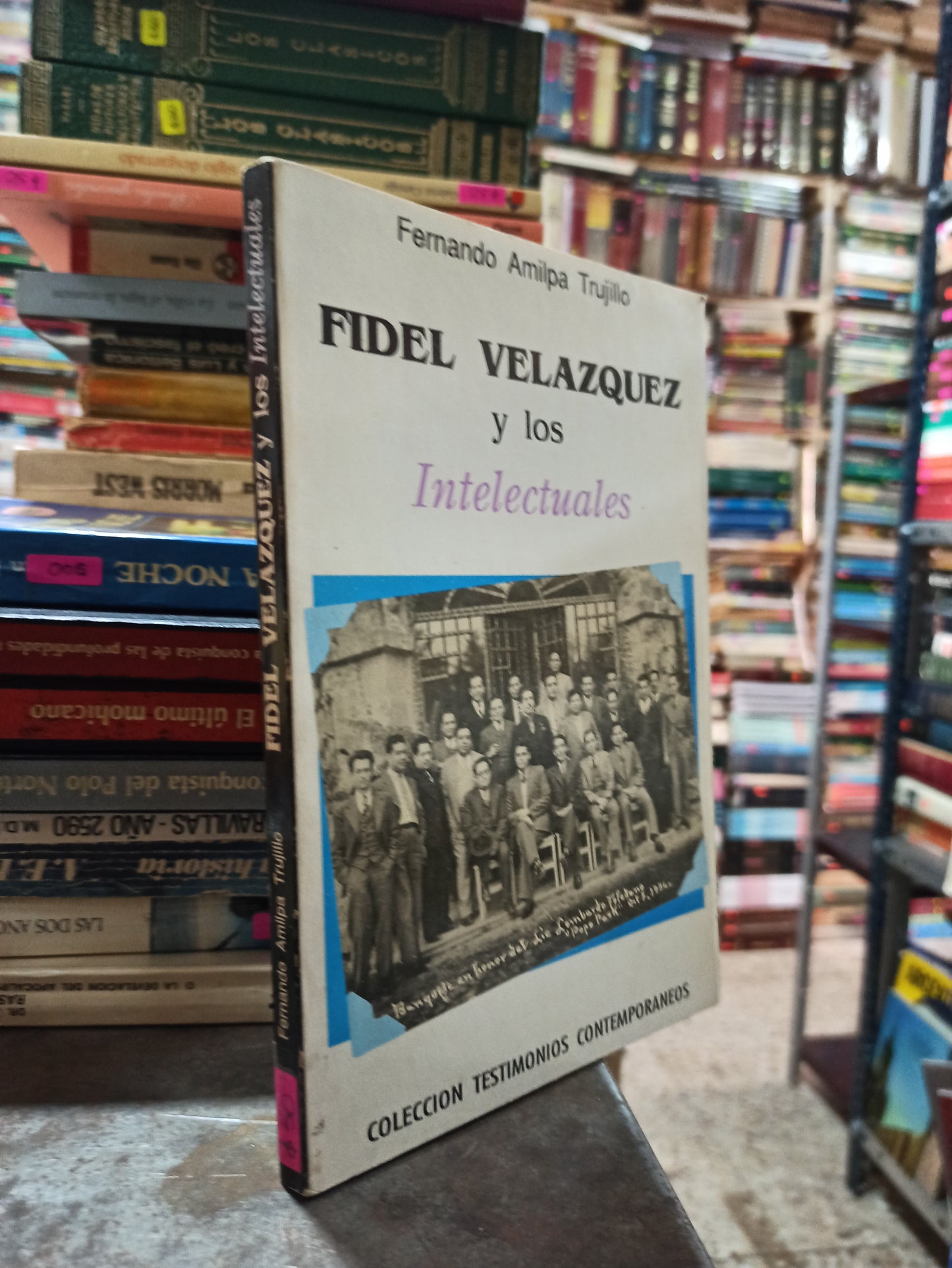 FIDEL VELAZQUEZ Y LOS INTELECTUALES POR FERNANDO TAPIA TRUJILLO USADO NOVELAS ALDAMA
