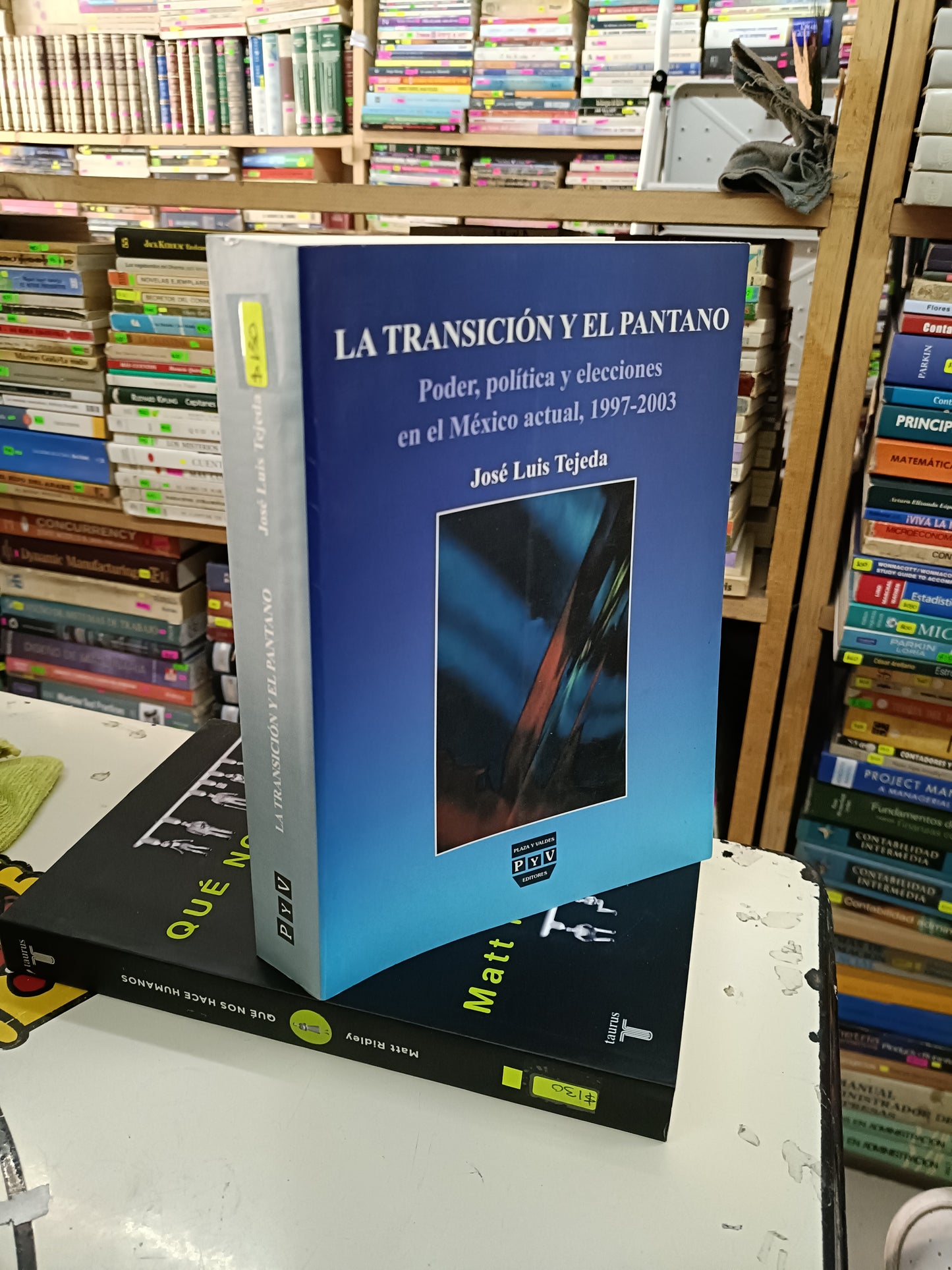 LA TRANSICIÓN Y EL PANTANO POR JOSÉ LUIS TEJEDA USADO POLÍTICA LITERARIO 207