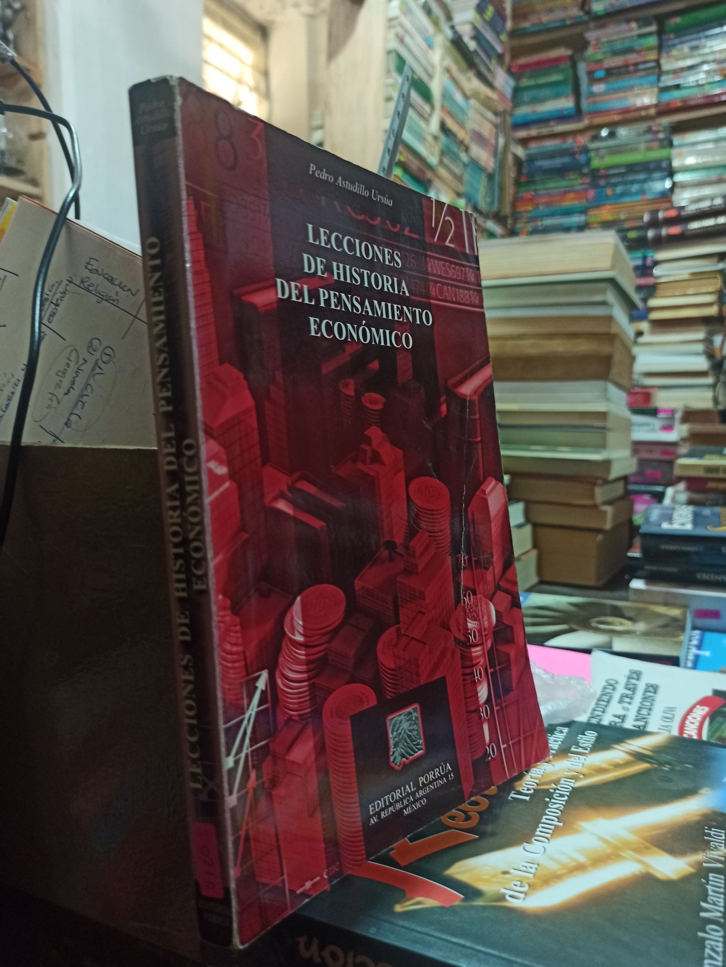LECCIONES DE HISTORIA DEL PENSAMIENTO ECONOMICO POR PEDRO CASTILLO URSIA USADO DERECHO ALDAMA