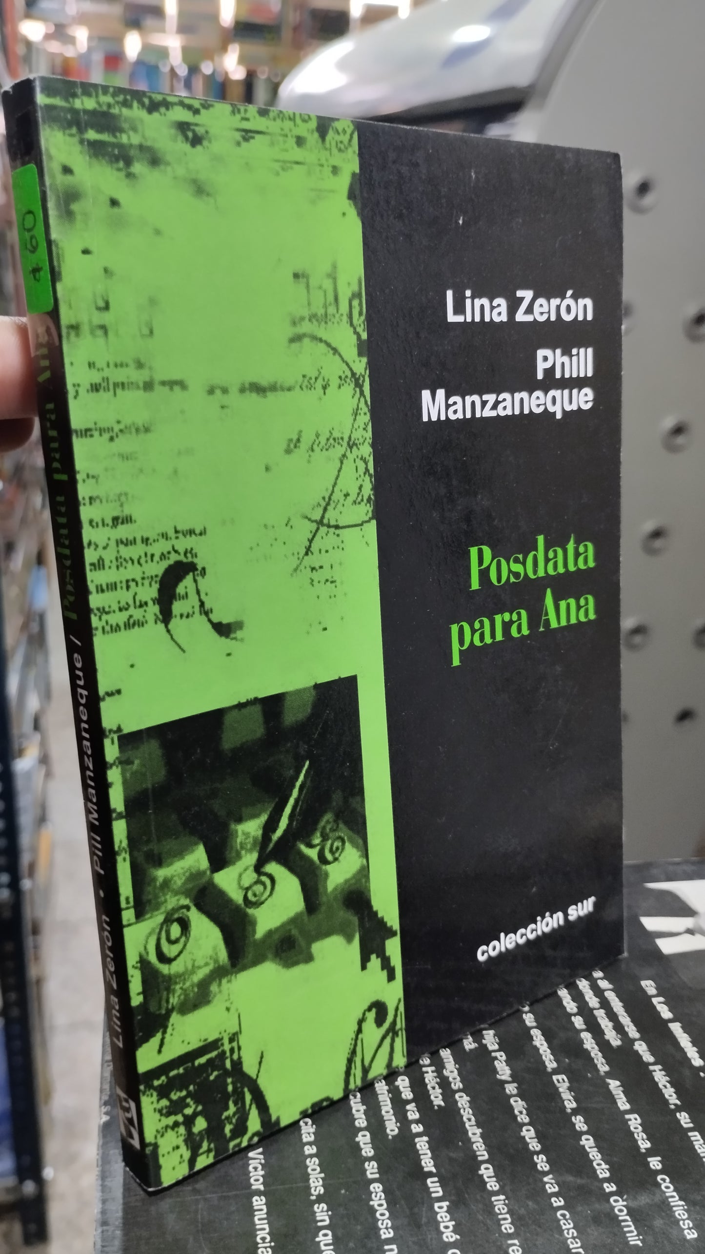 POSDATA PARA ANA POR LINA ZERON PHIL MANZANEQUE LIBRO USADO NOVELAS ALDAMA