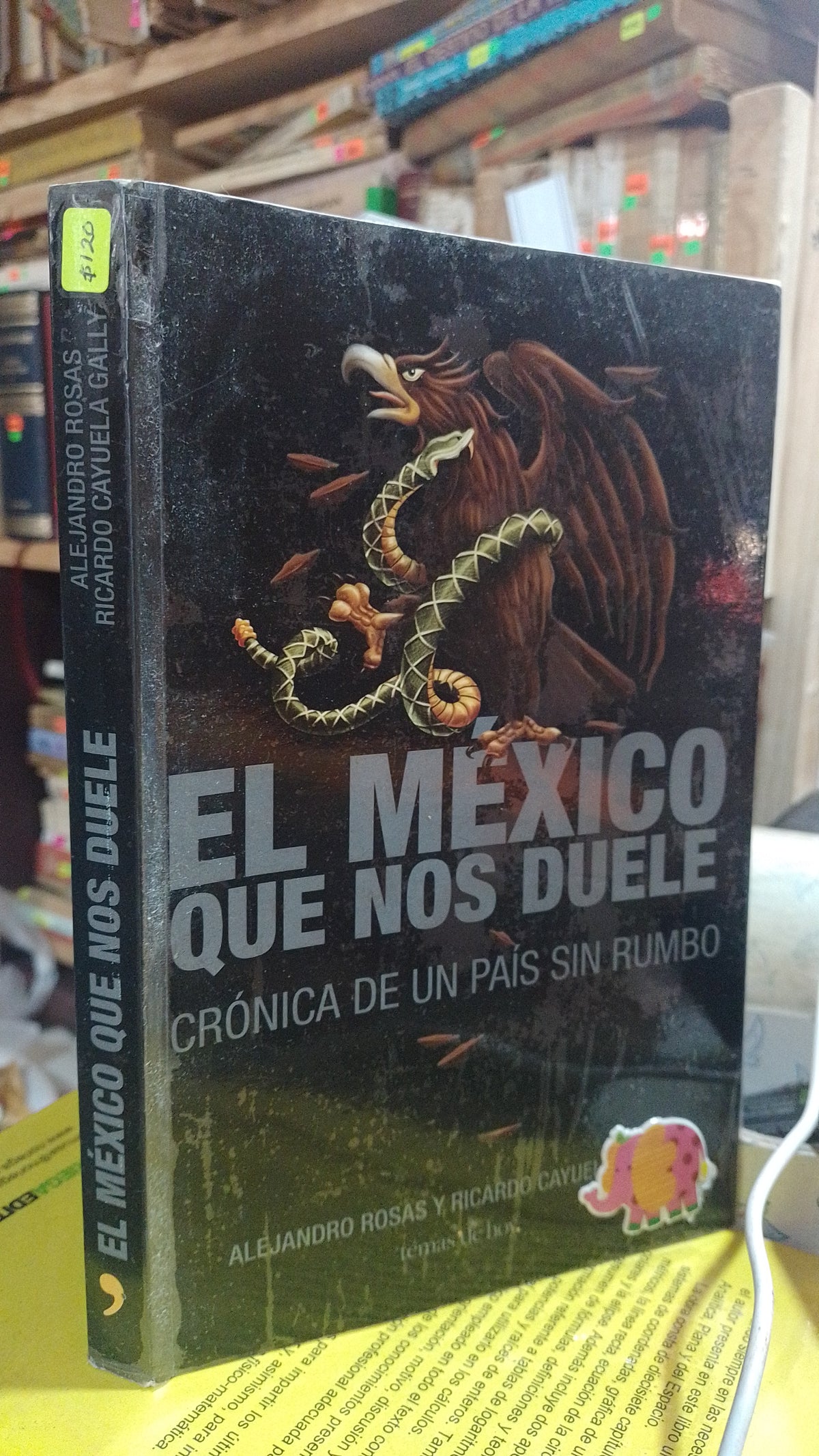 EL MEXICO QUE NOS DUELE POR ALEJANDRO ROSAS Y RICARDO CAYUELA USADO POLITICA ALDAMA