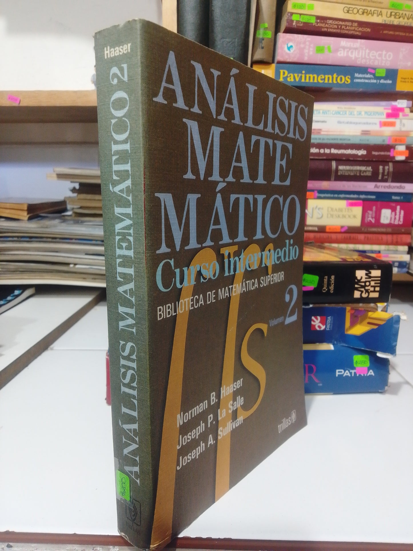 ANÁLISIS MATEMATICO CURSO INTERMEDIO VOLUMEN 2 POR AUTORES VARIOS USADO MATEMATICAS JUAREZ