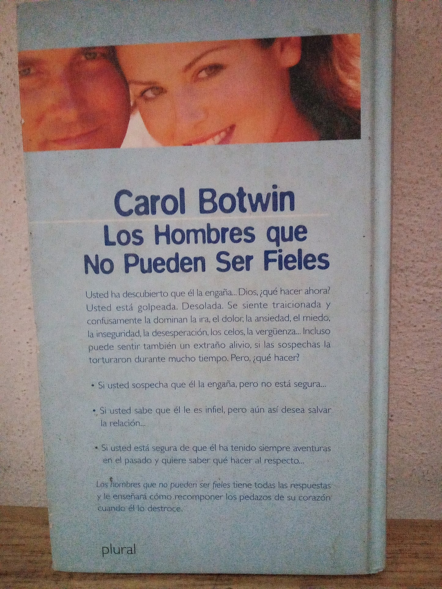 LOS HOMBRES QUE NO PUEDEN SER FIELES CAROL BOTWIN USADO S.PERSONAL LITERARIO 305