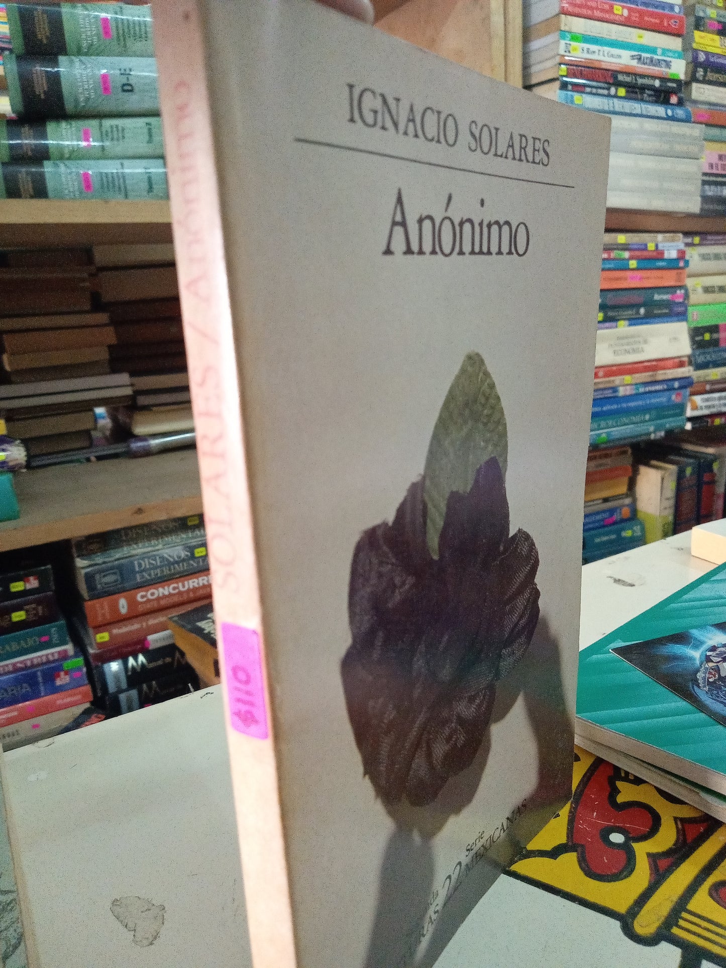 ANONIMO POR IGNACIO SOLARES USADO NOVELA LITERARIO 207
