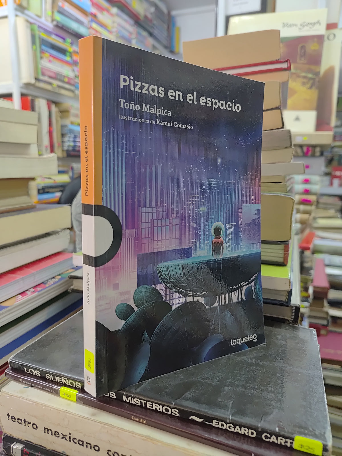 PIZZAS EN EL ESPACIO POR TOÑO MALPICA USADO INFANTILES JUAREZ 507