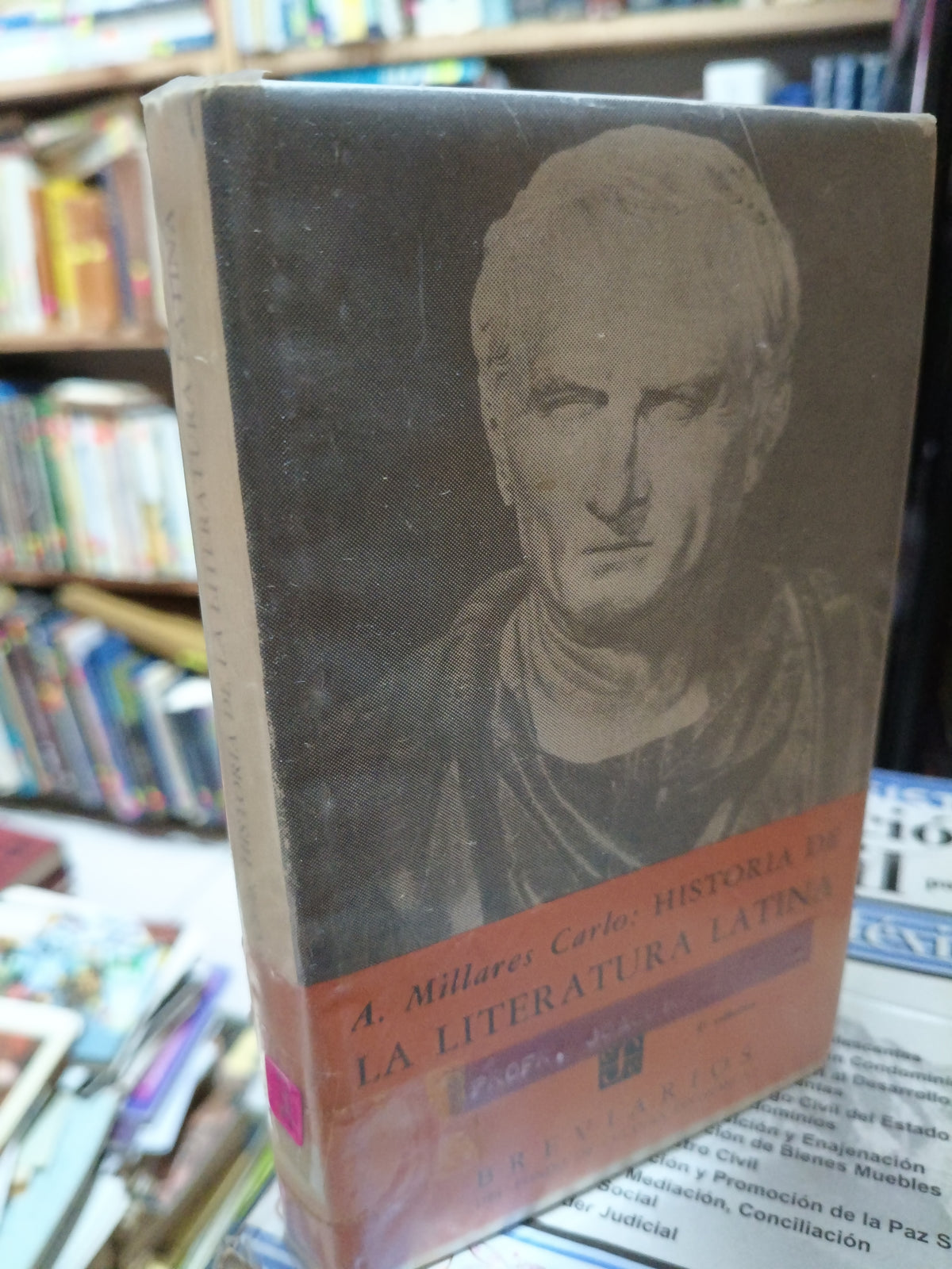 A. MILLARES CARLO: HISTORIA DE LA LITERATURA LATINA BREVIARIOS USADO SOCIOLOGIA LITERARIO 305