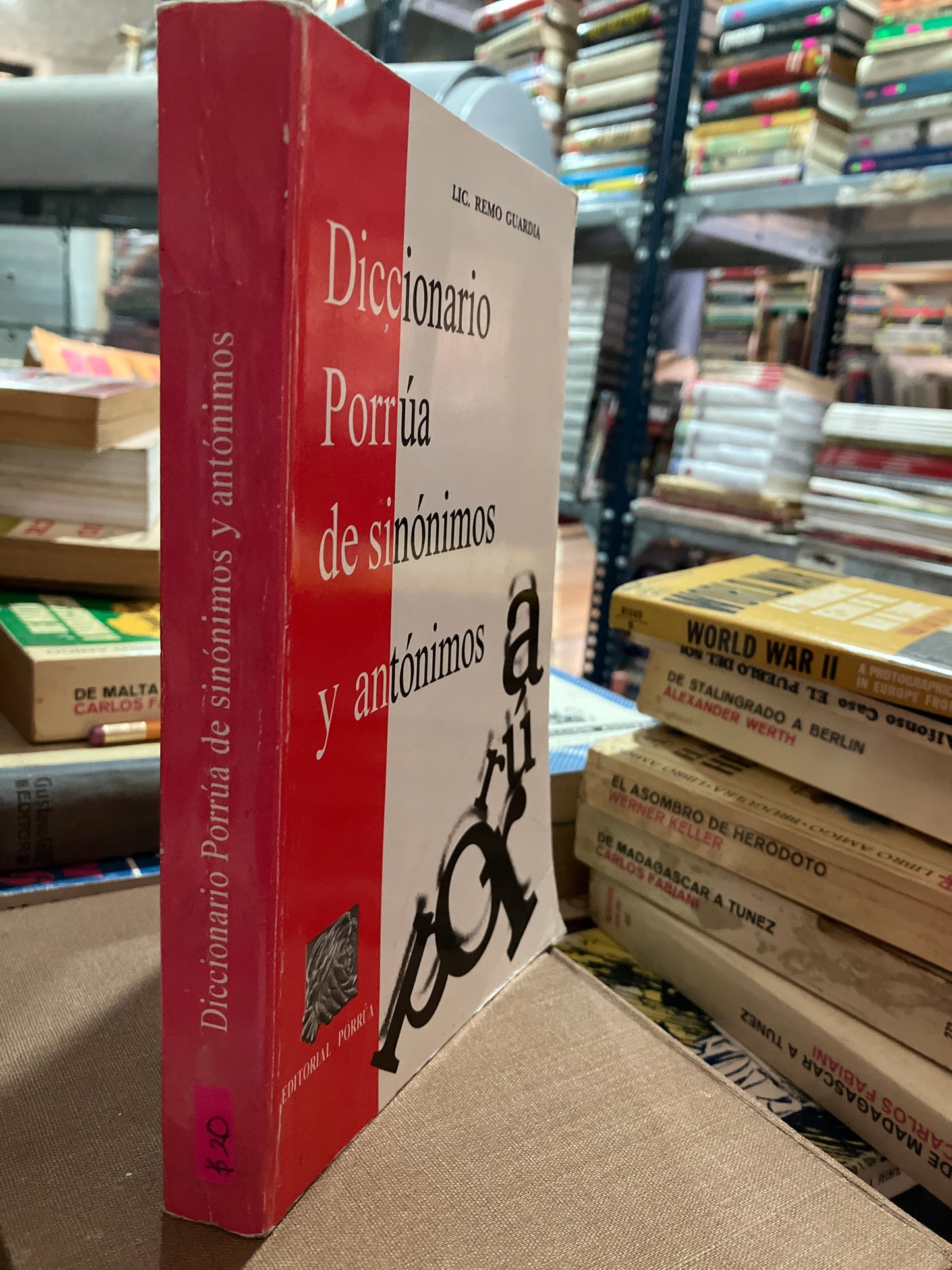 DICCIONARIO PORRUA DE SINONIMOS Y ANTONIMOS USADO EDUCACION ALDAMA