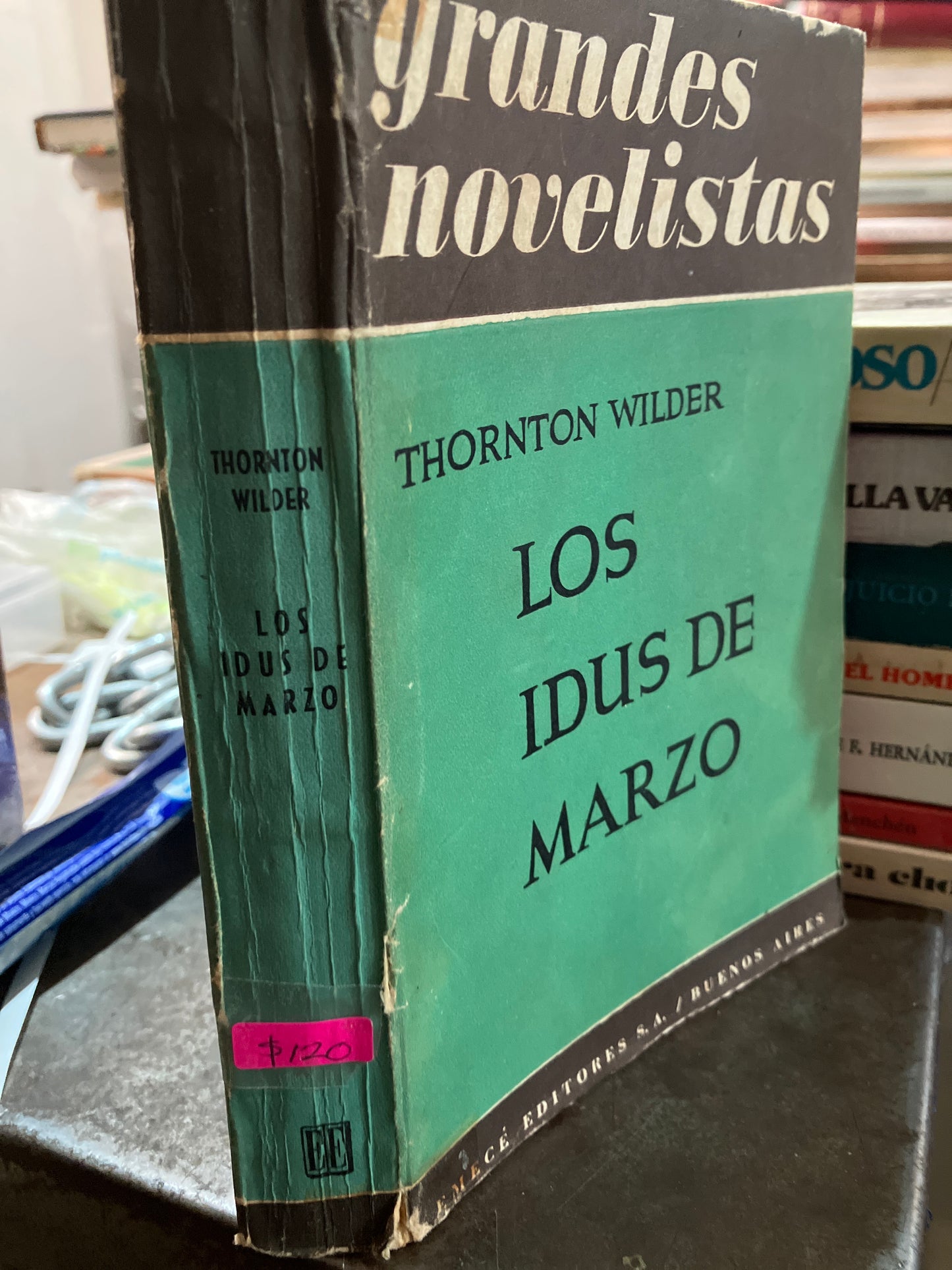 LOS IDUS DE MARZO POR THORNTON WILDER USADO NOVELAS ALDAMA