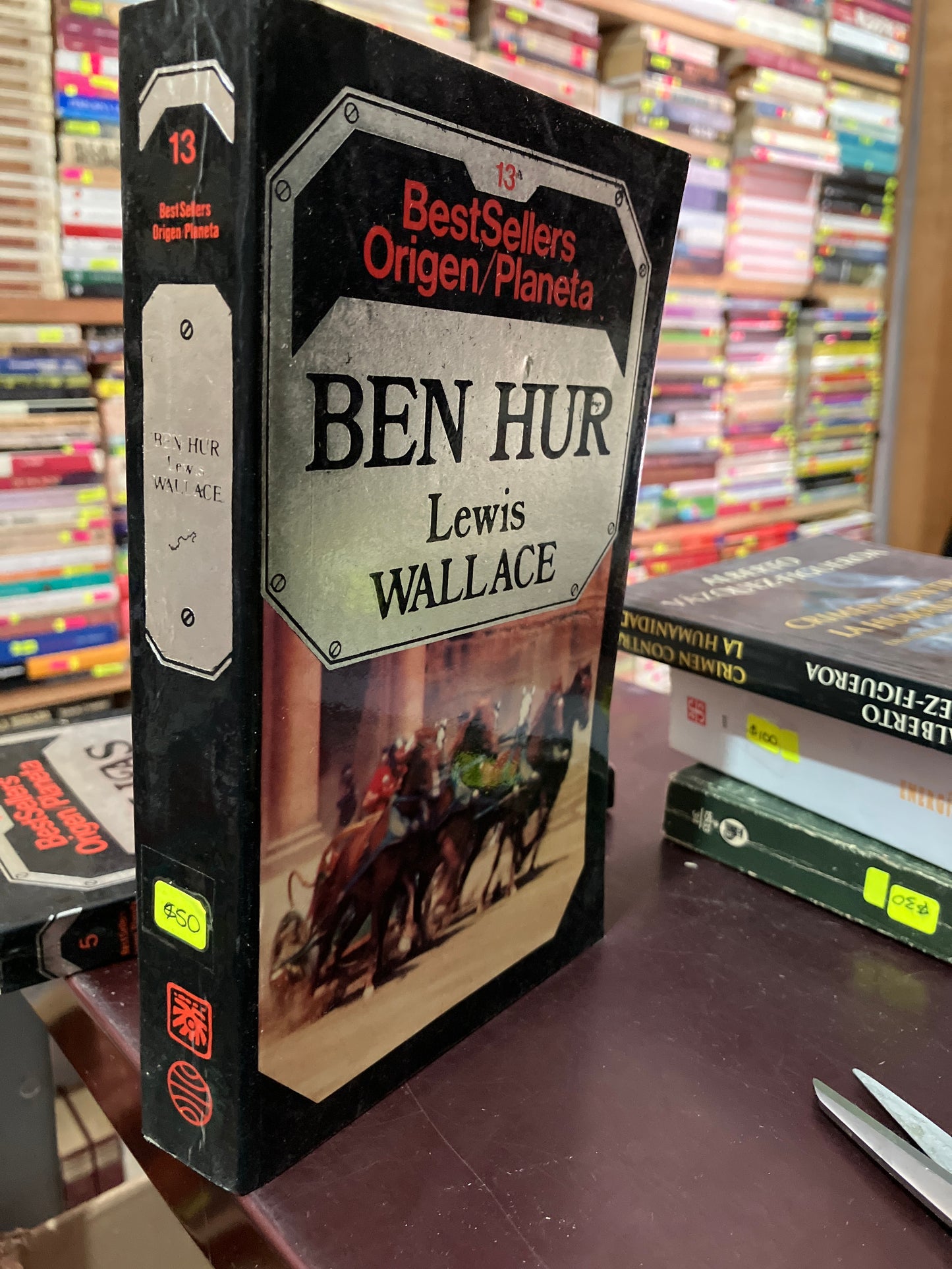 BEN HUR POR LEWIS WALLACE USADO NOVELA LITERARIO 305