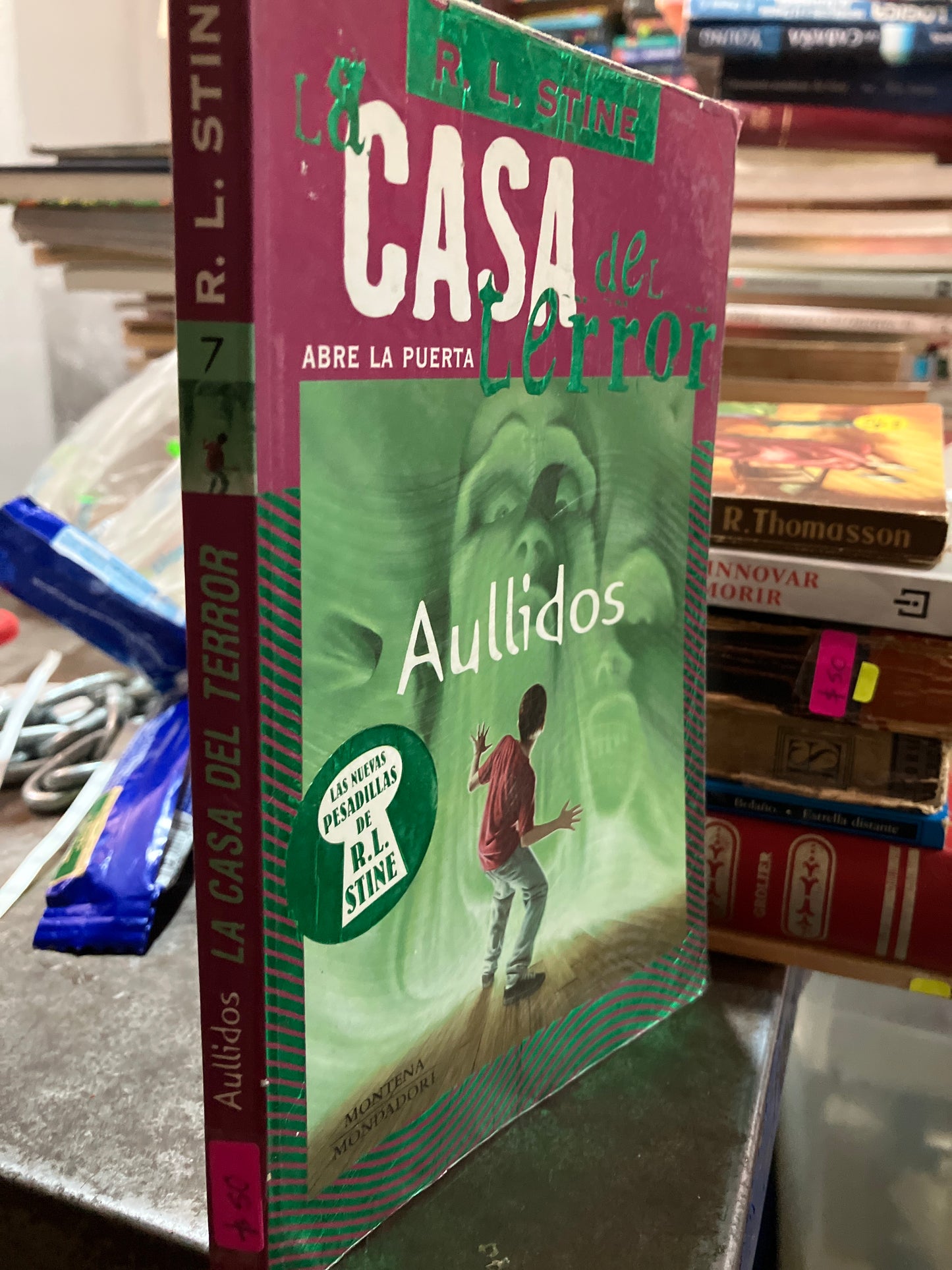 LA CASA DEL TERROR 7 AULLIDOS POR R L STINE USADO NOVELAS ALDAMA