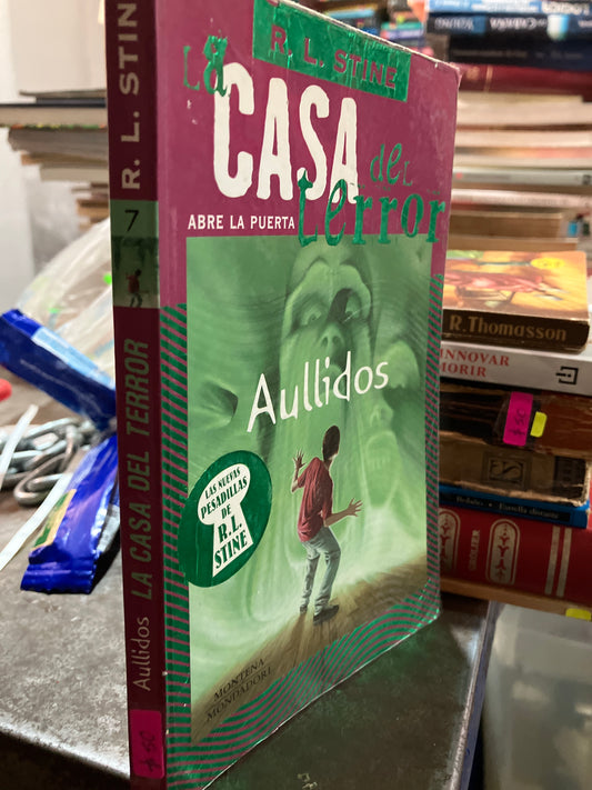 LA CASA DEL TERROR 7 AULLIDOS POR R L STINE USADO NOVELAS ALDAMA