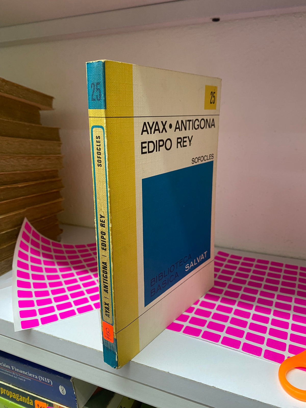 AYAX ANTIGONA EDIPO REY SOFOCLES USADO NOVELAS JUAREZ 515