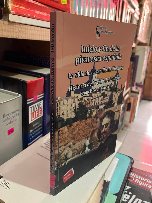 INICIO Y FIN DE LA PICARESCA ESPAÑOLA POR FRANCISCO DE QUEVEDO USADO NOVELA LITERARIO 305