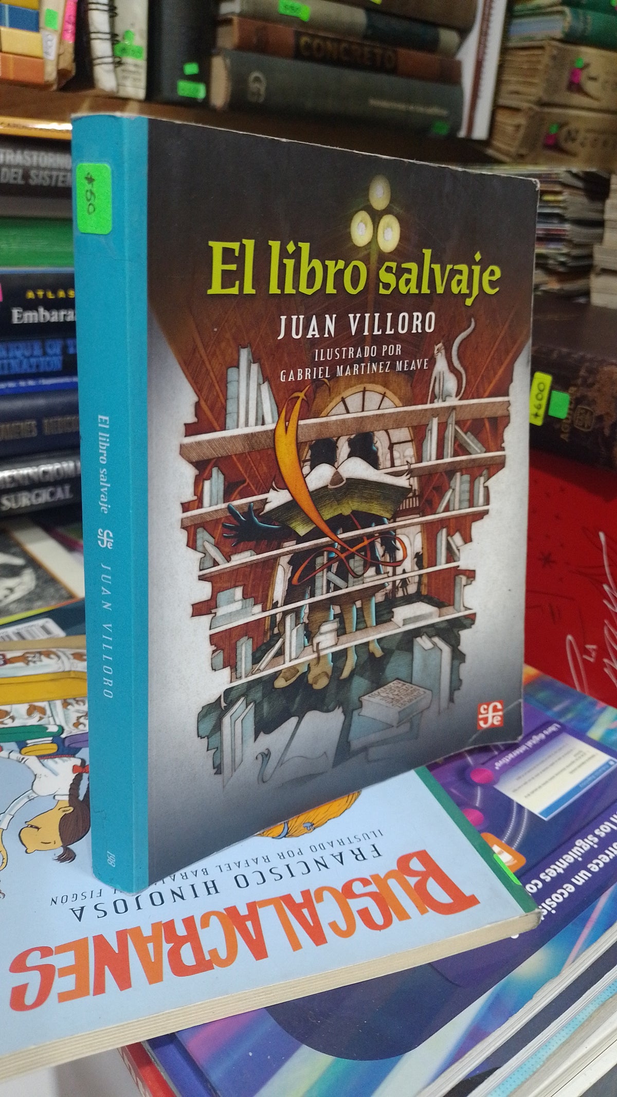 EL LIBRO SALVAJE POR JUAN VILLORO USADO INFANTIL JUAREZ 507