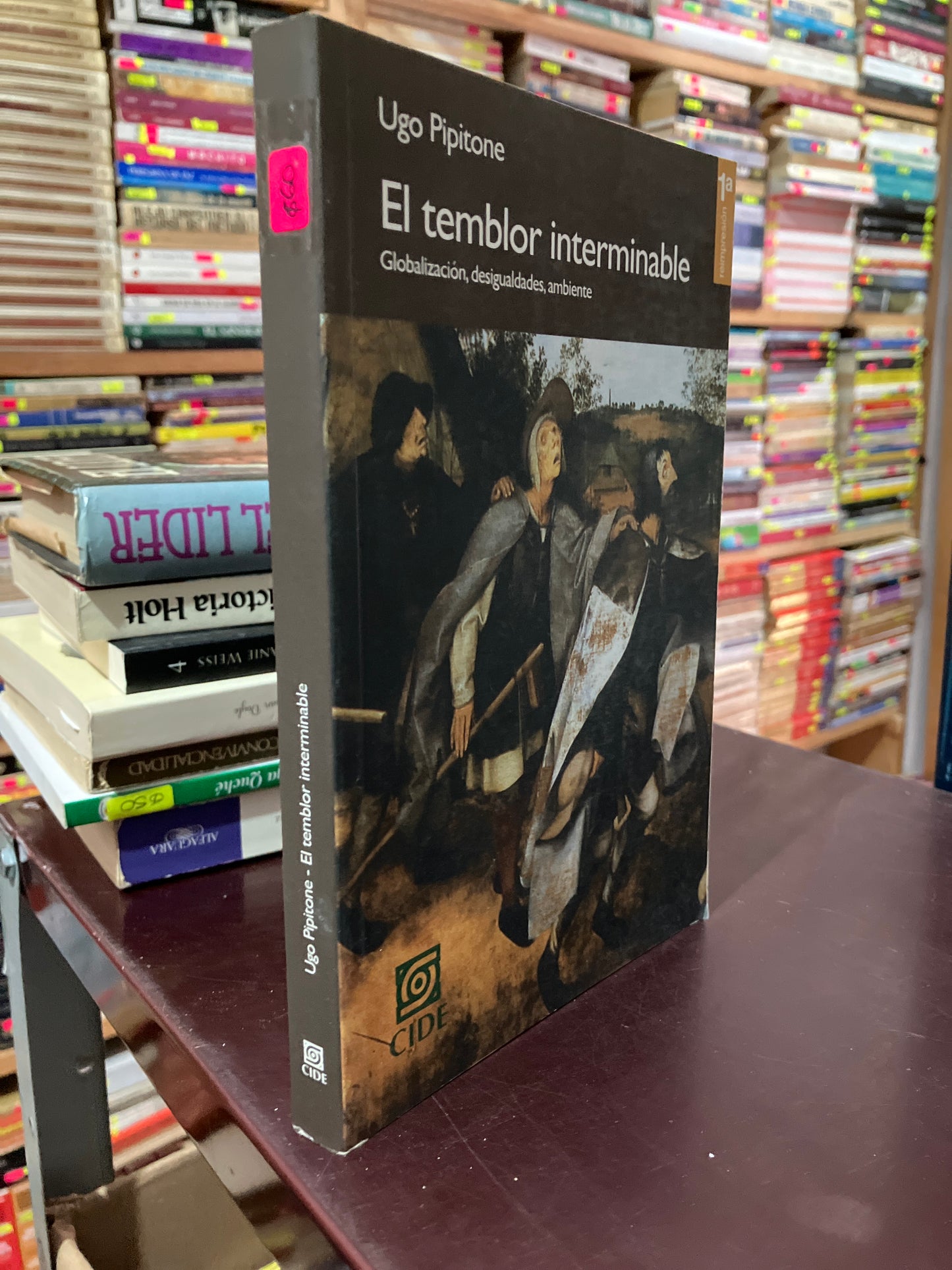 EL TEMBLOR INTERMINABLE POR UGO PUPITONE USADO NOVELAS LITERARIO 305