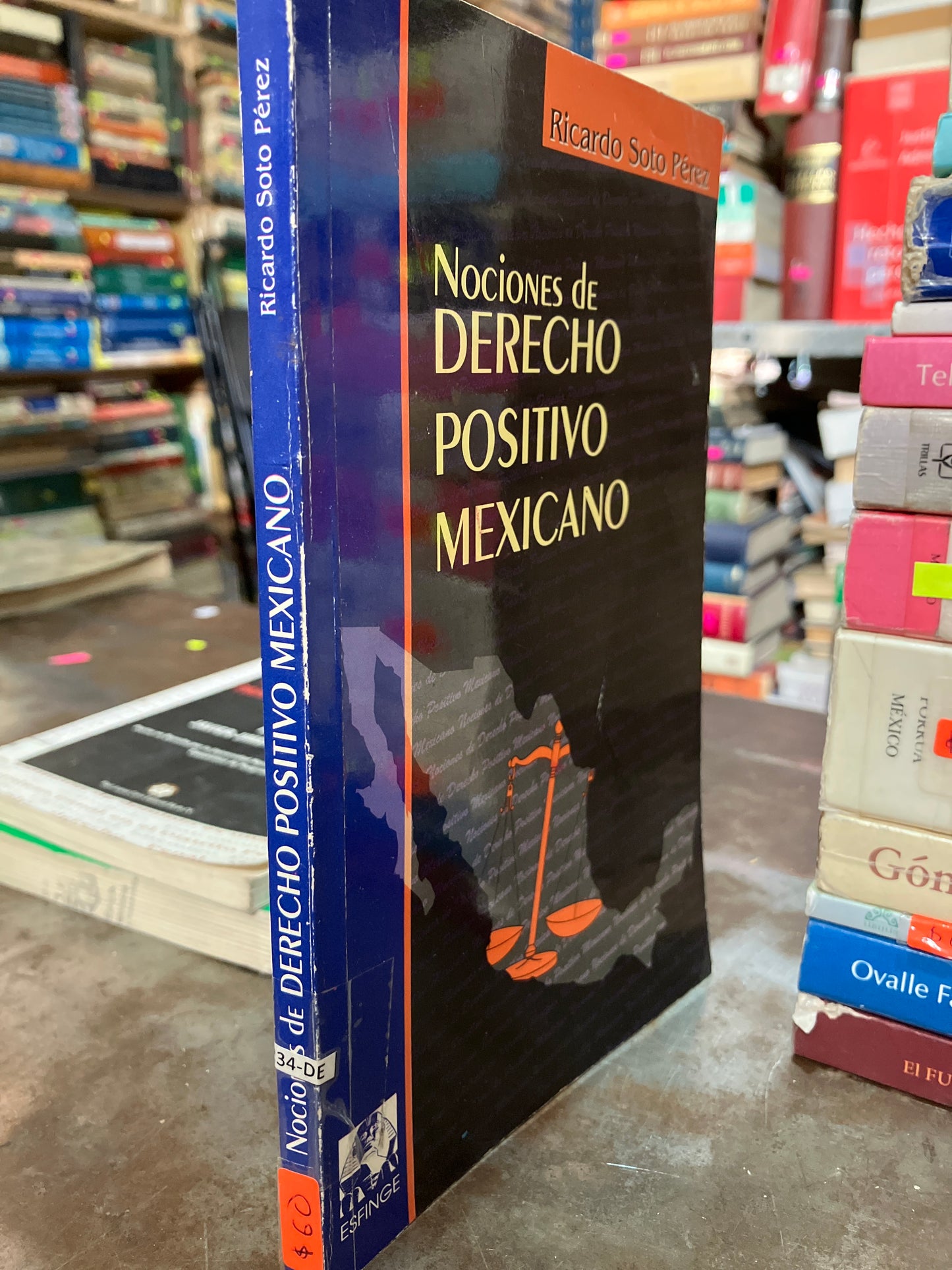 NOCIONES DE DERECHO POSITIVO MEXICANO POR RICARDO SOTO PÉREZ USADO DERECHO ALDAMA