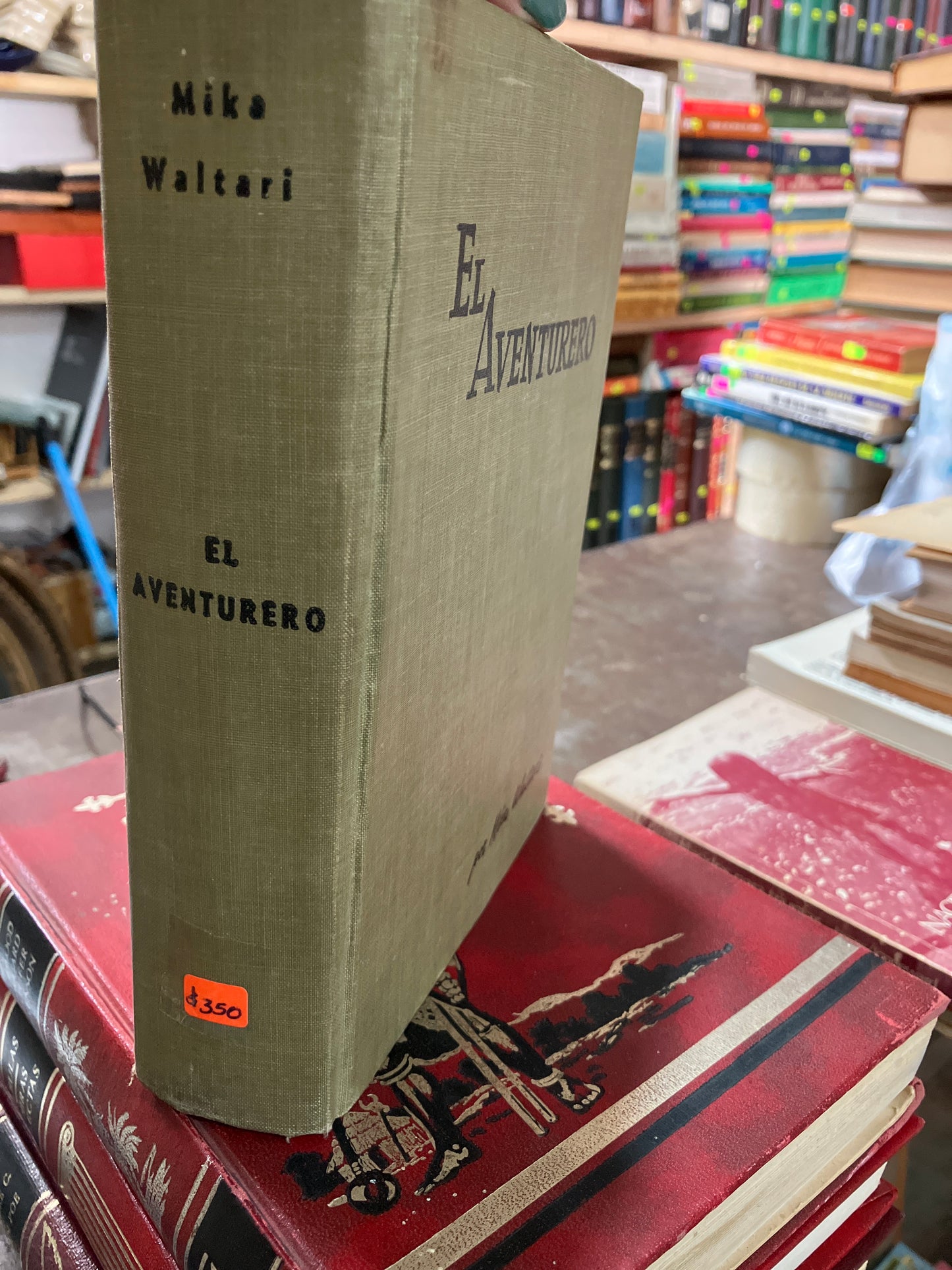 EL AVENTURERO POR MIKA WALTARI 1951 USADO ANTIGUOS ALDAMA