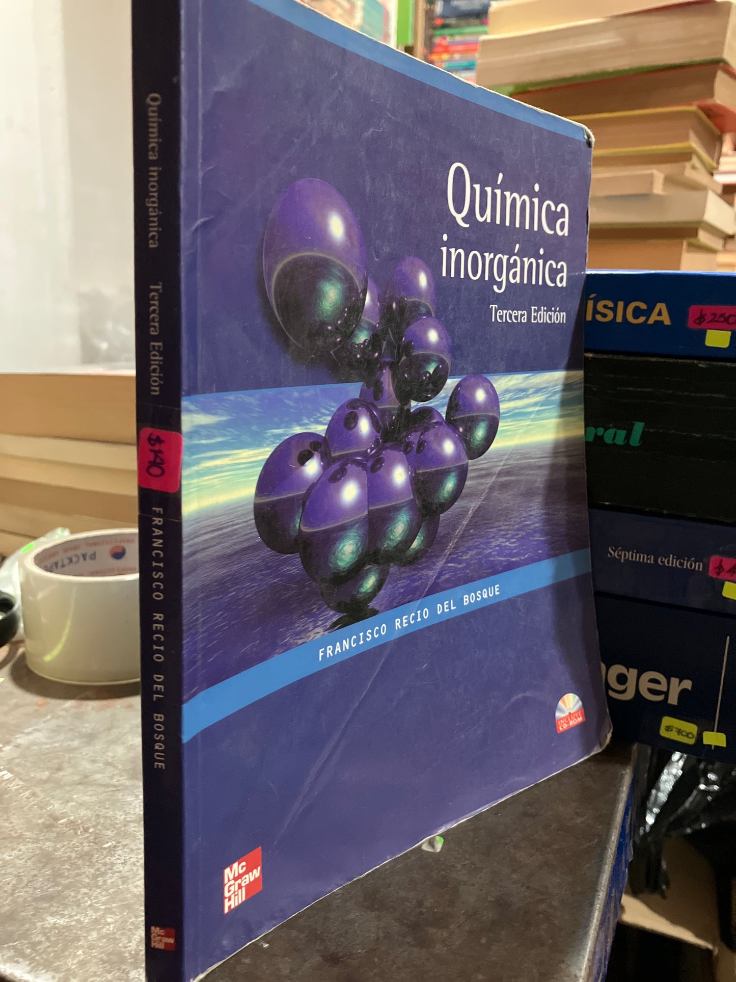 QUÍMICA INORGANICA TERCERA EDICIÓN POR FRANCISCO RECIO DEL BOSQUE USADO QUÍMICA ALDAMA