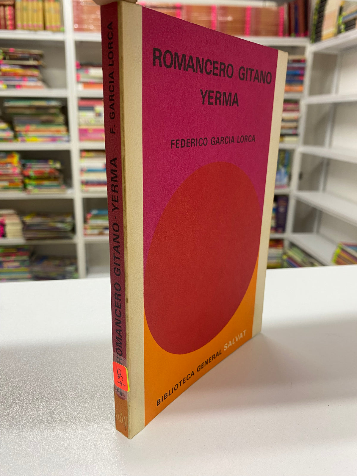 ROMANCERO GITANO YERMA FEDERICO GARCIA LORCA USADO NOVELA JUAREZ 515