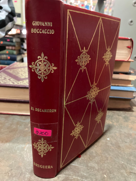EL DECAMERON POR GIOVANNI BOCCACCIO USADO NOVELAS ALDAMA