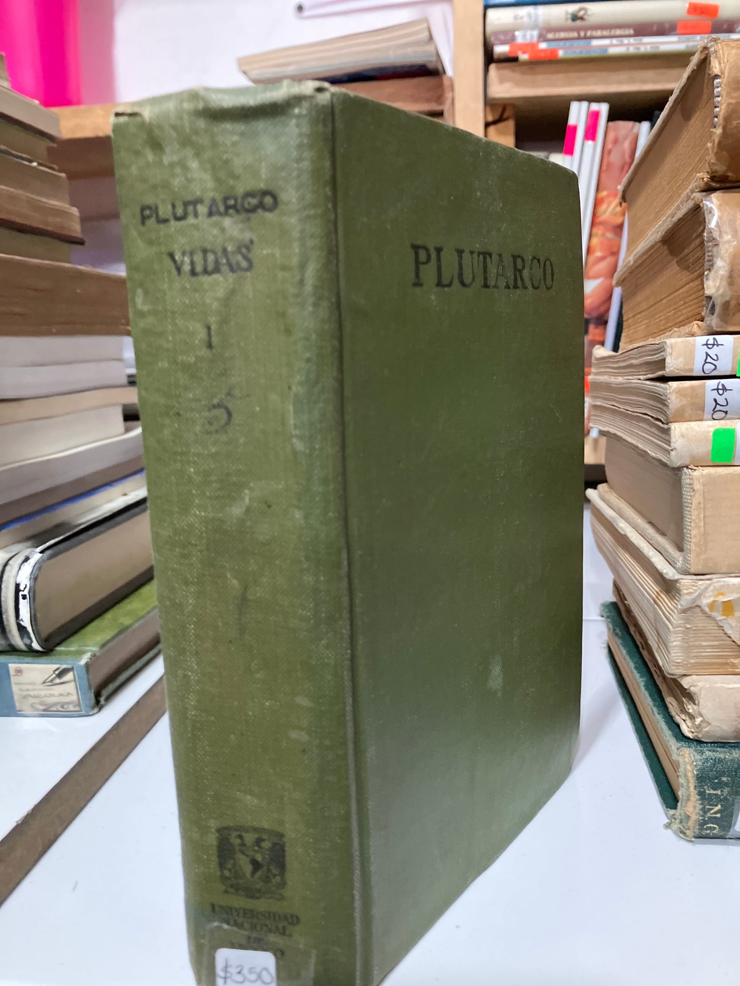 PLUTARCO VIDAS I 1923 USADO ANTIGUOS JUAREZ