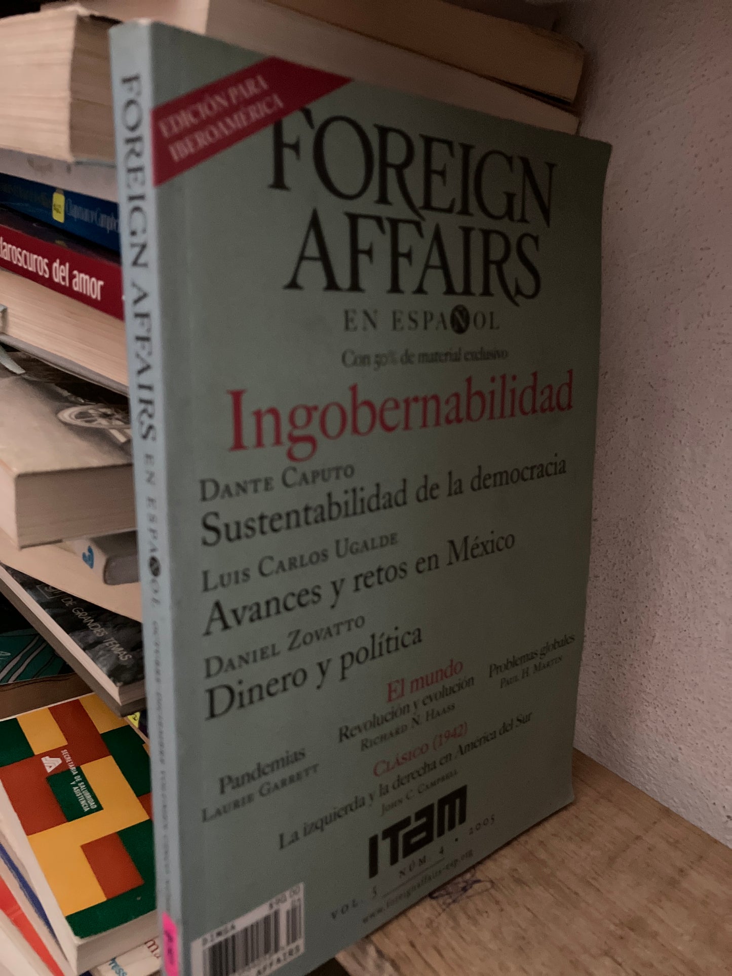 INGOBERNABILIDAD USADO DERECHO LITERARIO 305