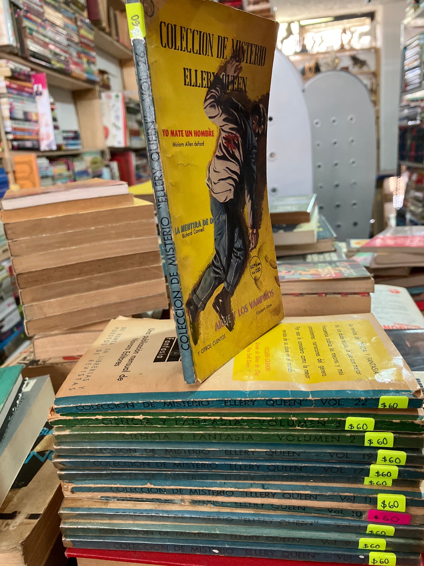 COLECCIÓN DE MISTERIO ELLERY QUEEN 12 TOMOS USADO NOVELA ALDAMA