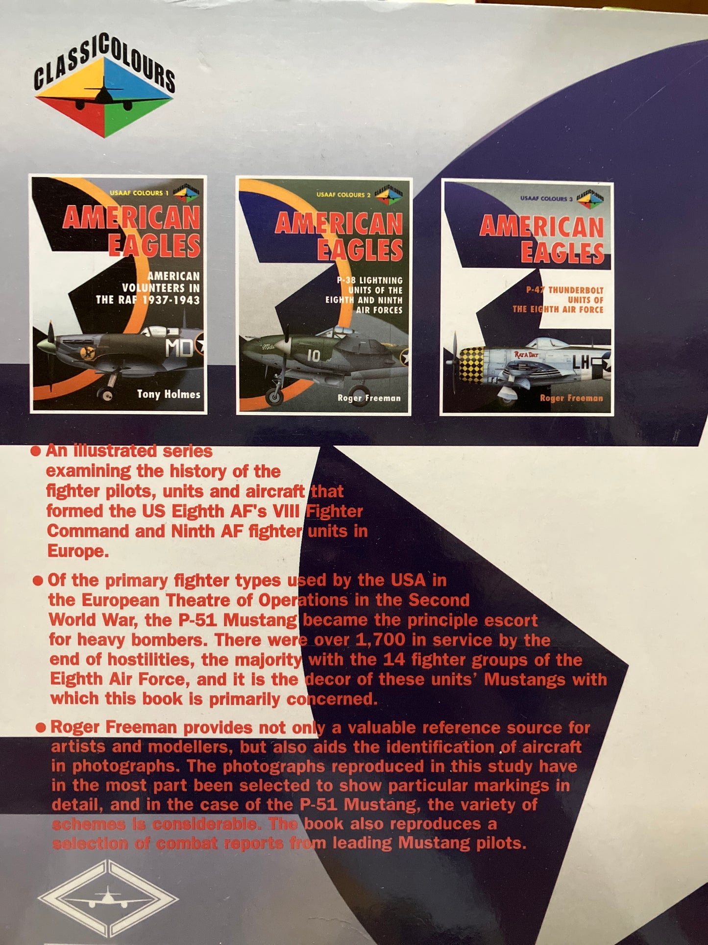 AMERICAN EAGLES BY ROGER FREEMAN LIBRO USADO HISTORIA ALDAMA