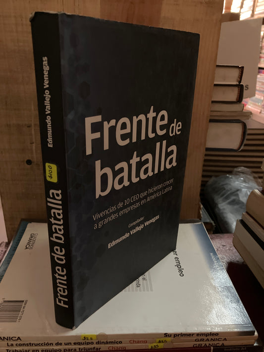 FRENTE DE BATALLA POR EDMUNDO VALLEJO VENEGAS USADO ADMINISTRACIÓN LITERARIO 207