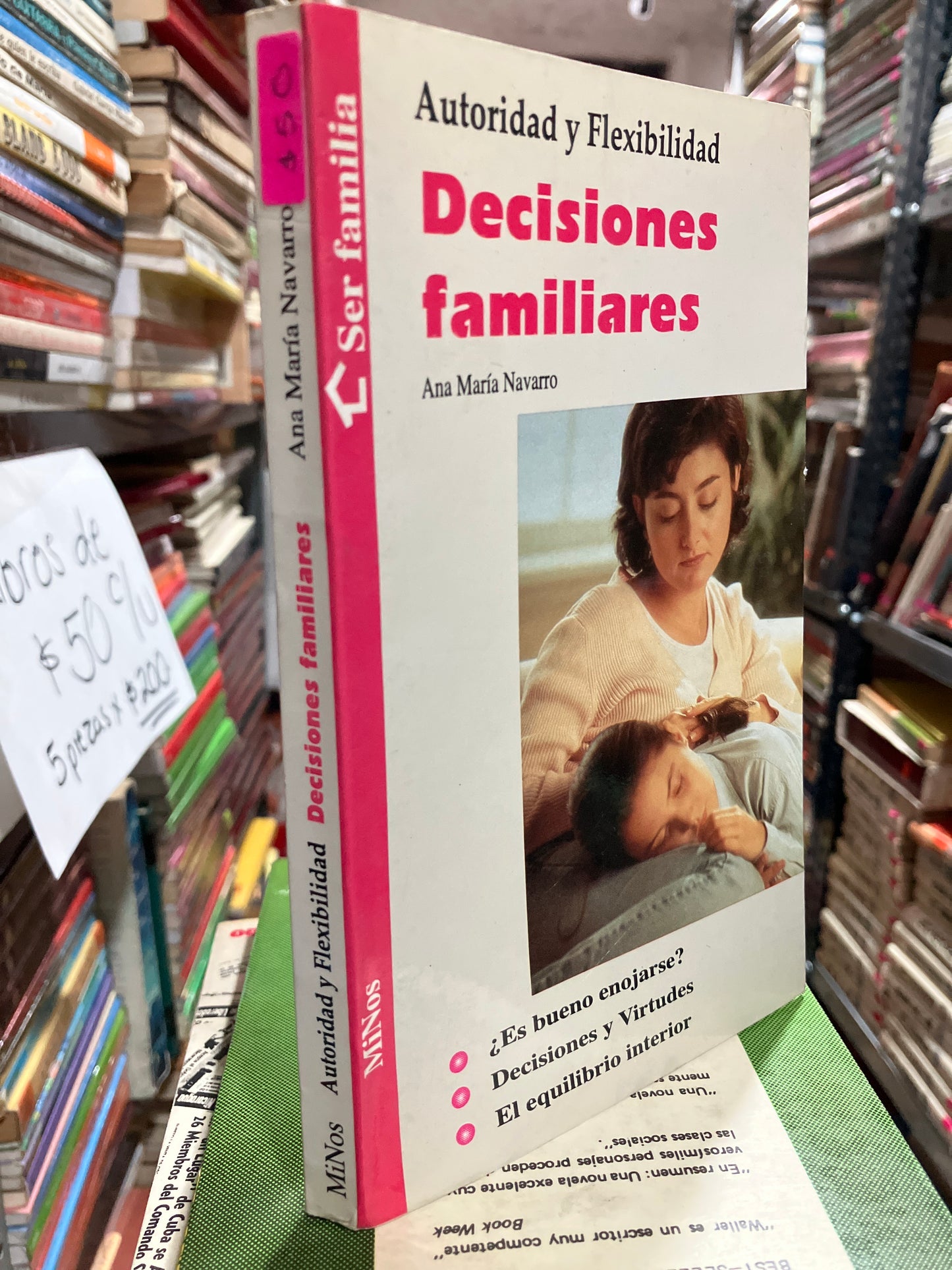 DECISIONES FAMILIARES POR ANA MARIA NAVARRO USADO NOVELAS ALDAMA