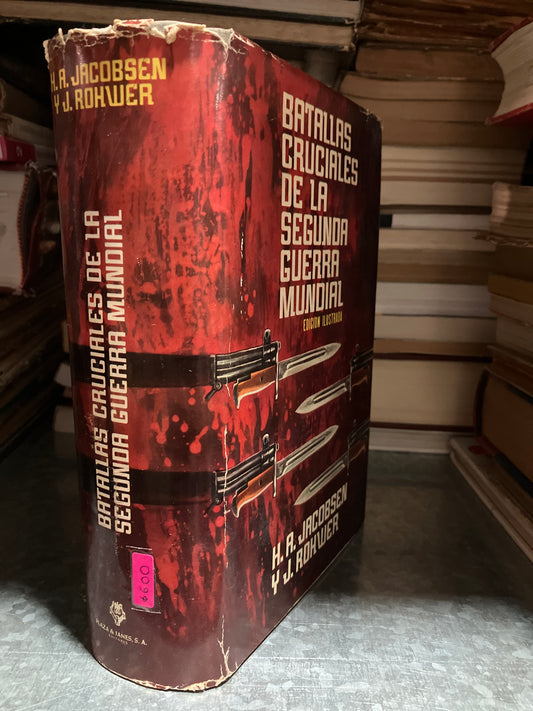 BATALLAS CRUCIALES DE LA SEGUNDA GUERRA MUNDIAL EDICION ILUSTRADA POR H A JACOBSEN USADO HISTORIA ALDAMA
