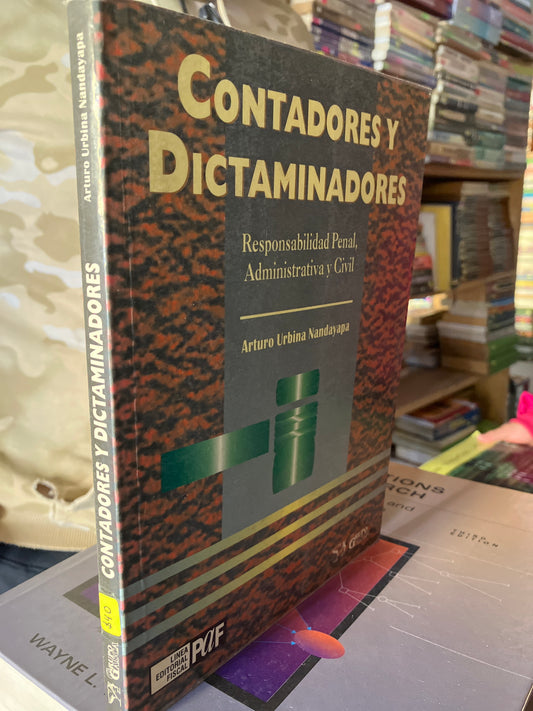 CONTADORES Y DICTAMINADORES POR ARTURO URBINA USADO ADMINISTRACIÓN LITERARIO 207