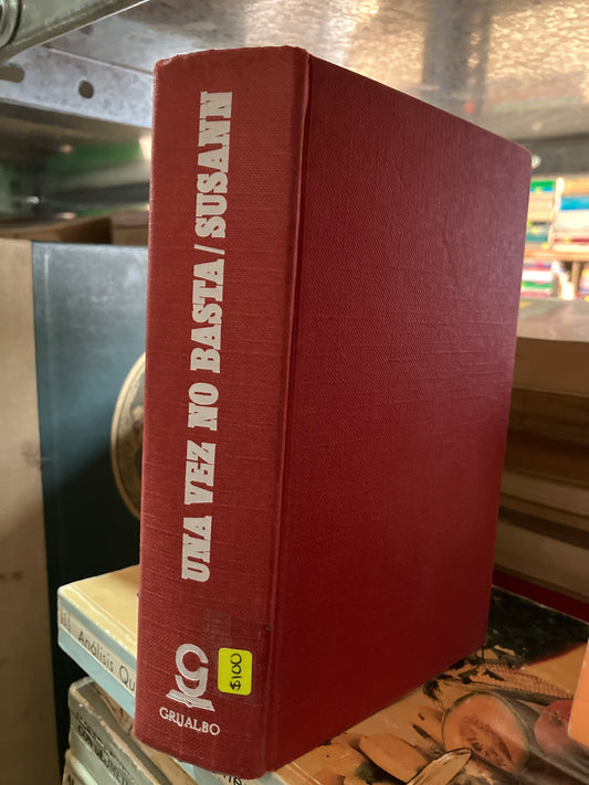 UNA VEZ NO BASTA POR SUSANN USADO NOVELAS ALDAMA